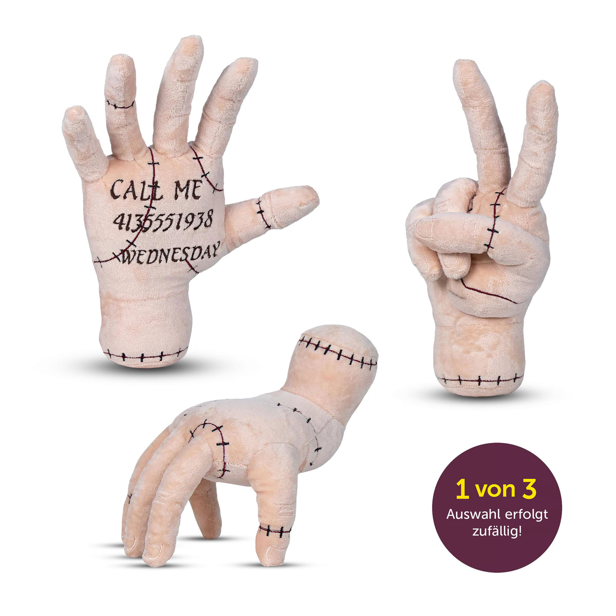 Imagen del producto Wednesday - Figura de peluche misteriosa de Manitas