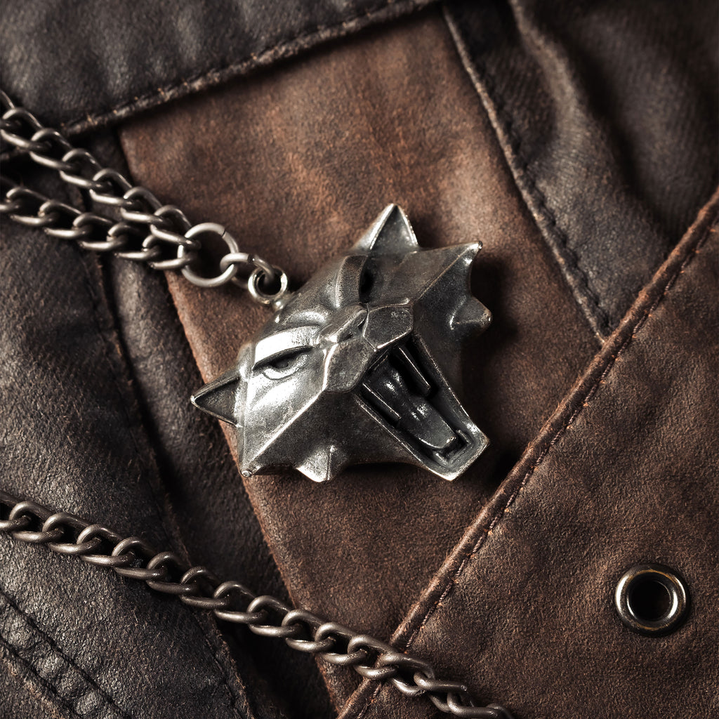Imagen del producto Witcher - Collar de medallón de la Escuela del Gato