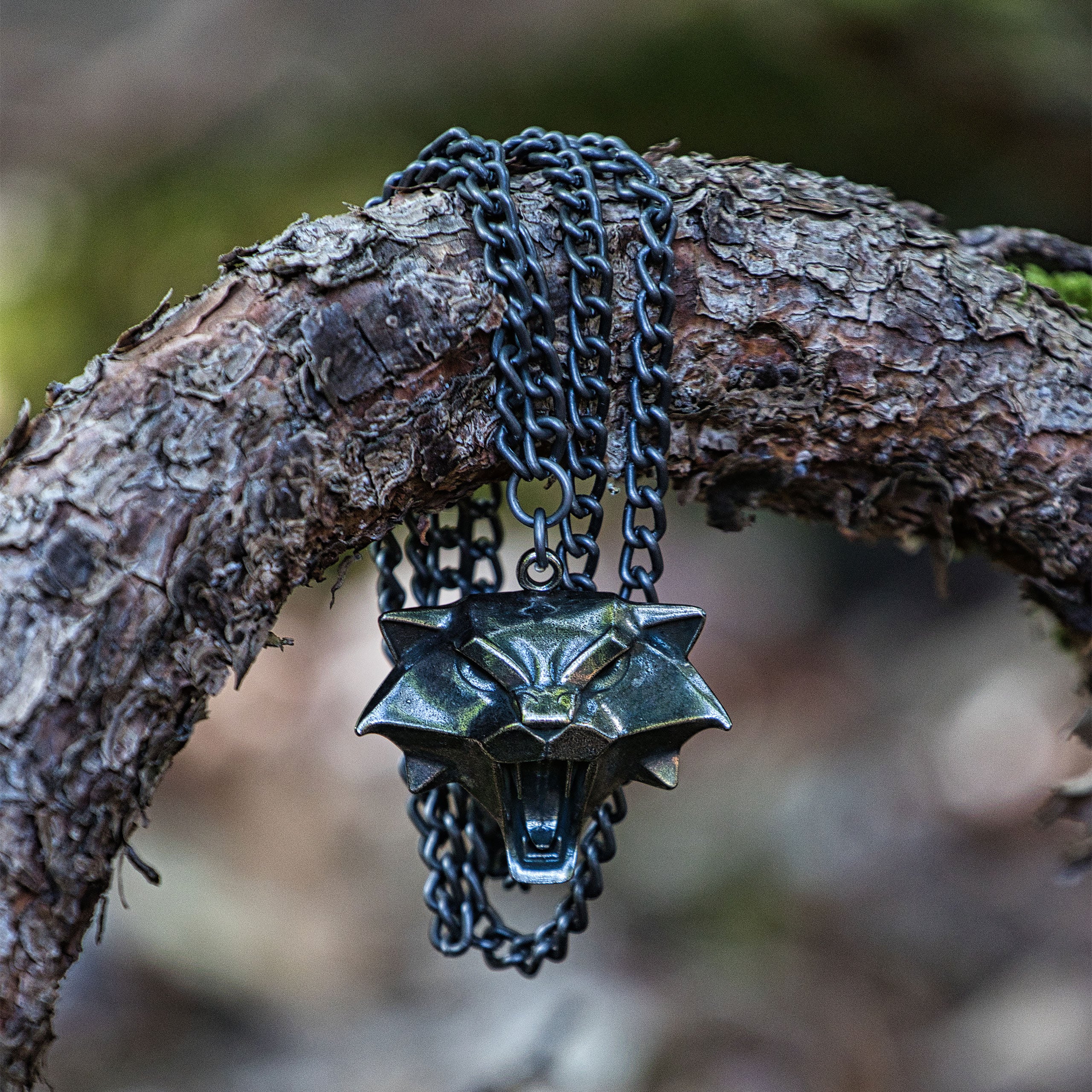 Imagen del producto Witcher - Collar de medallón de la Escuela del Gato