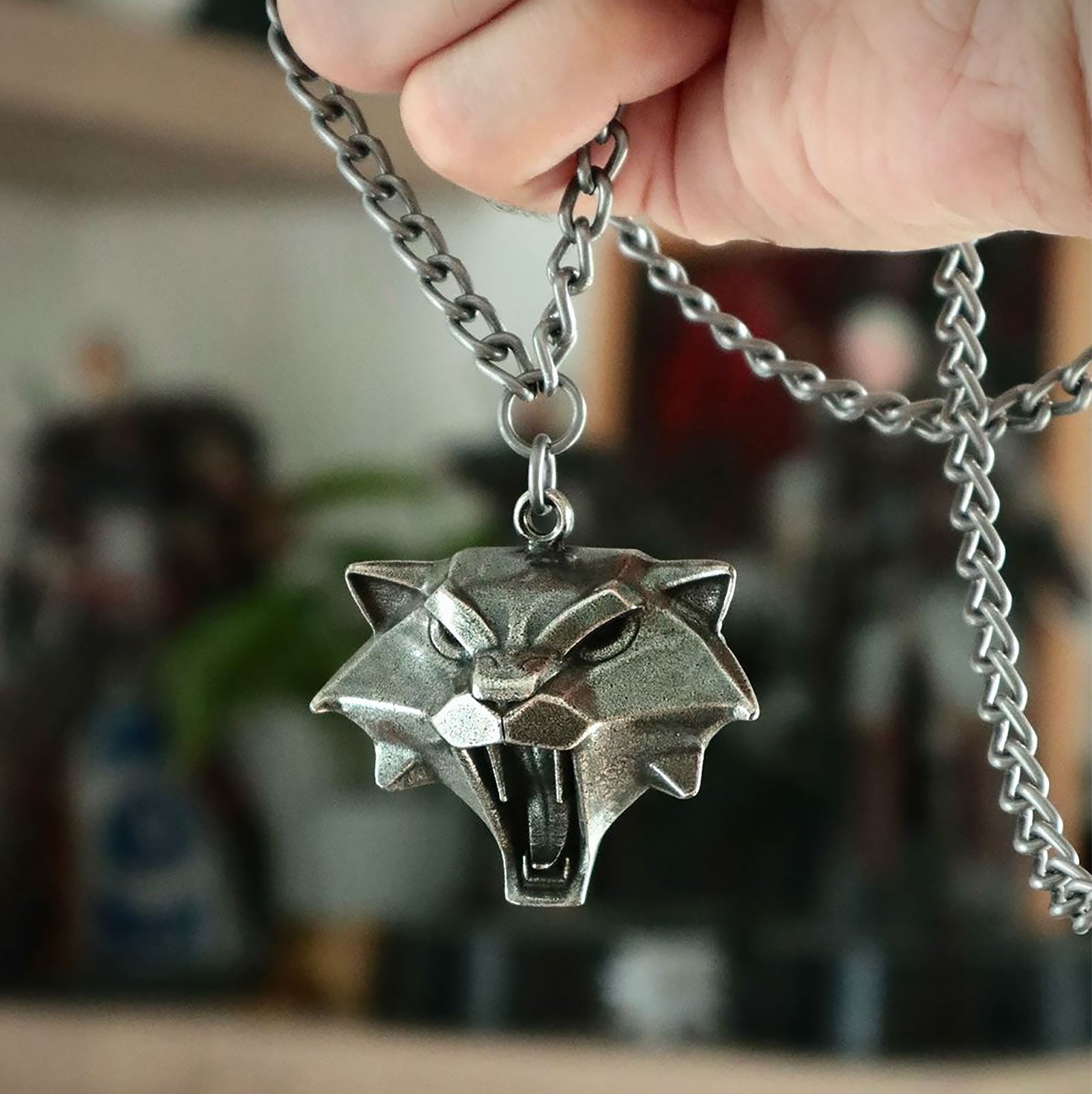 Imagen del producto Witcher - Collar de medallón de la Escuela del Gato