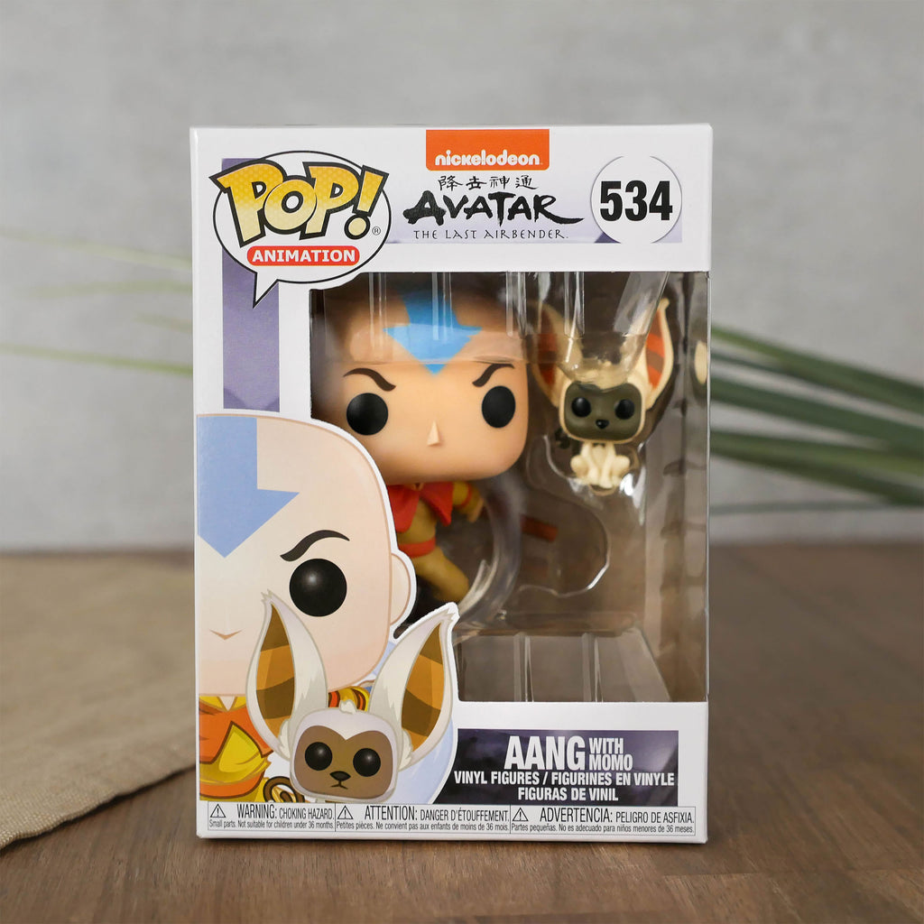 Imagen del producto Avatar The Last Airbender - Aang con Momo Funko Pop Figura