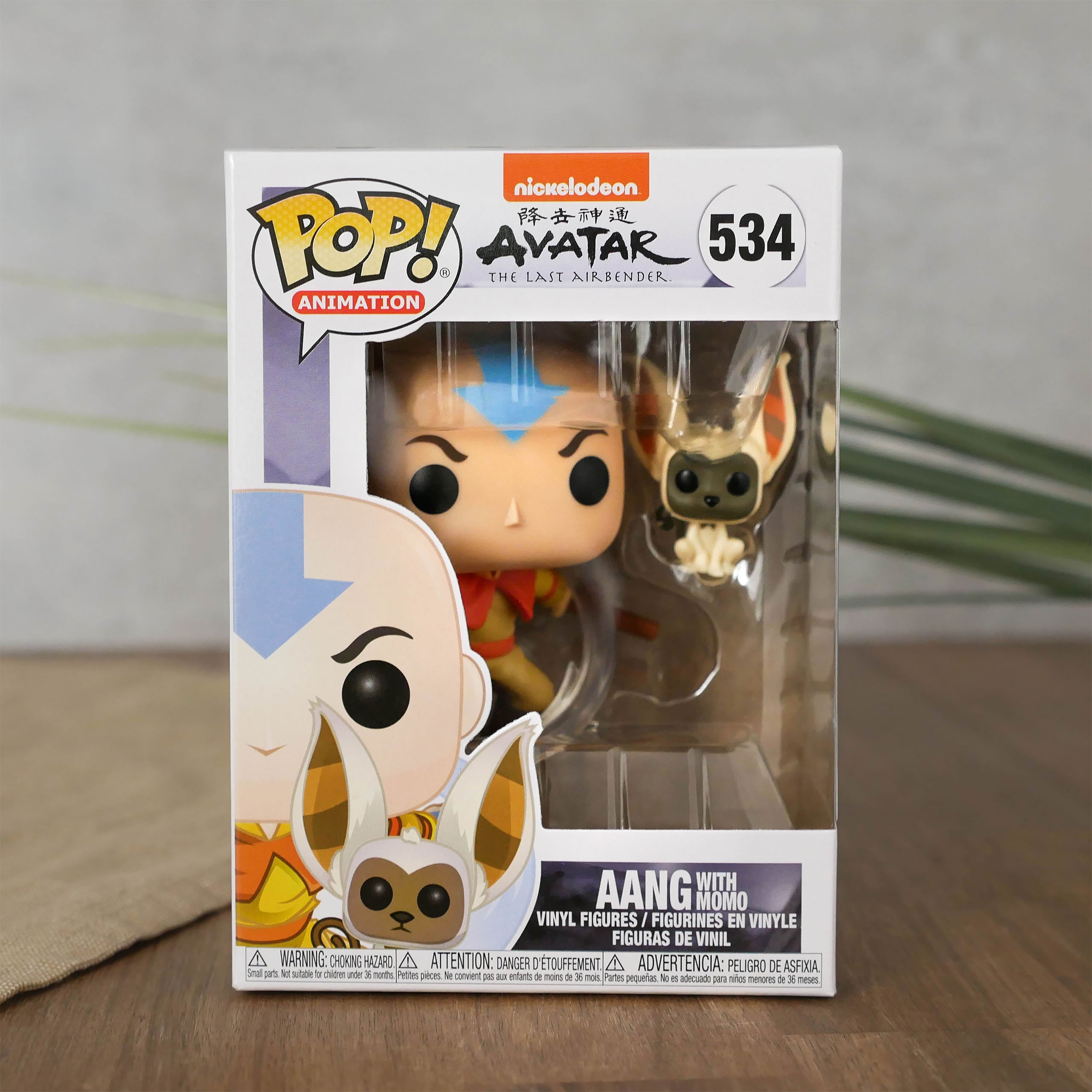 Imagen del producto Avatar The Last Airbender - Aang con Momo Funko Pop Figura