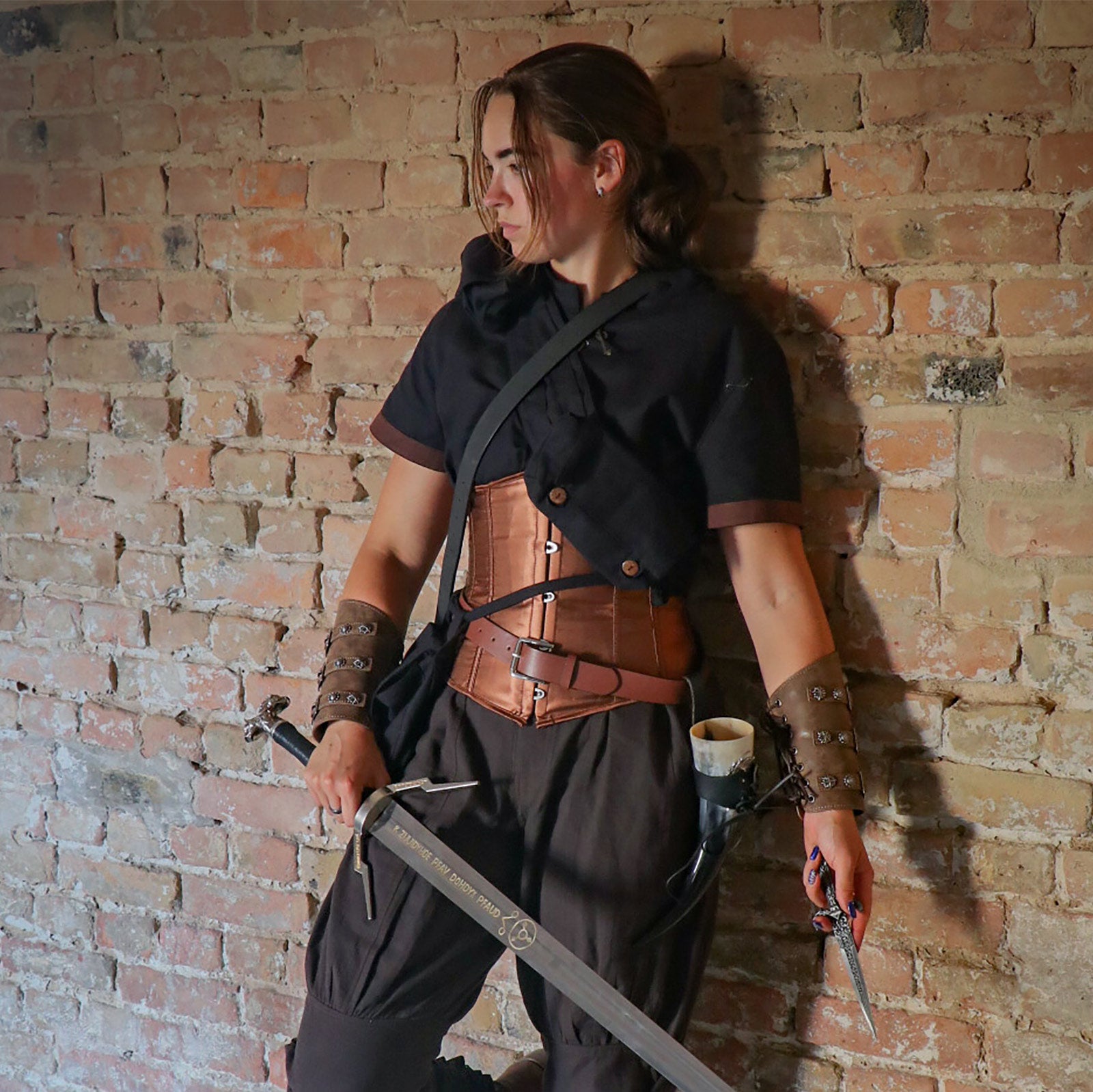 Imagen del producto Dungeons & Dragons - Camisa negra de pícaro