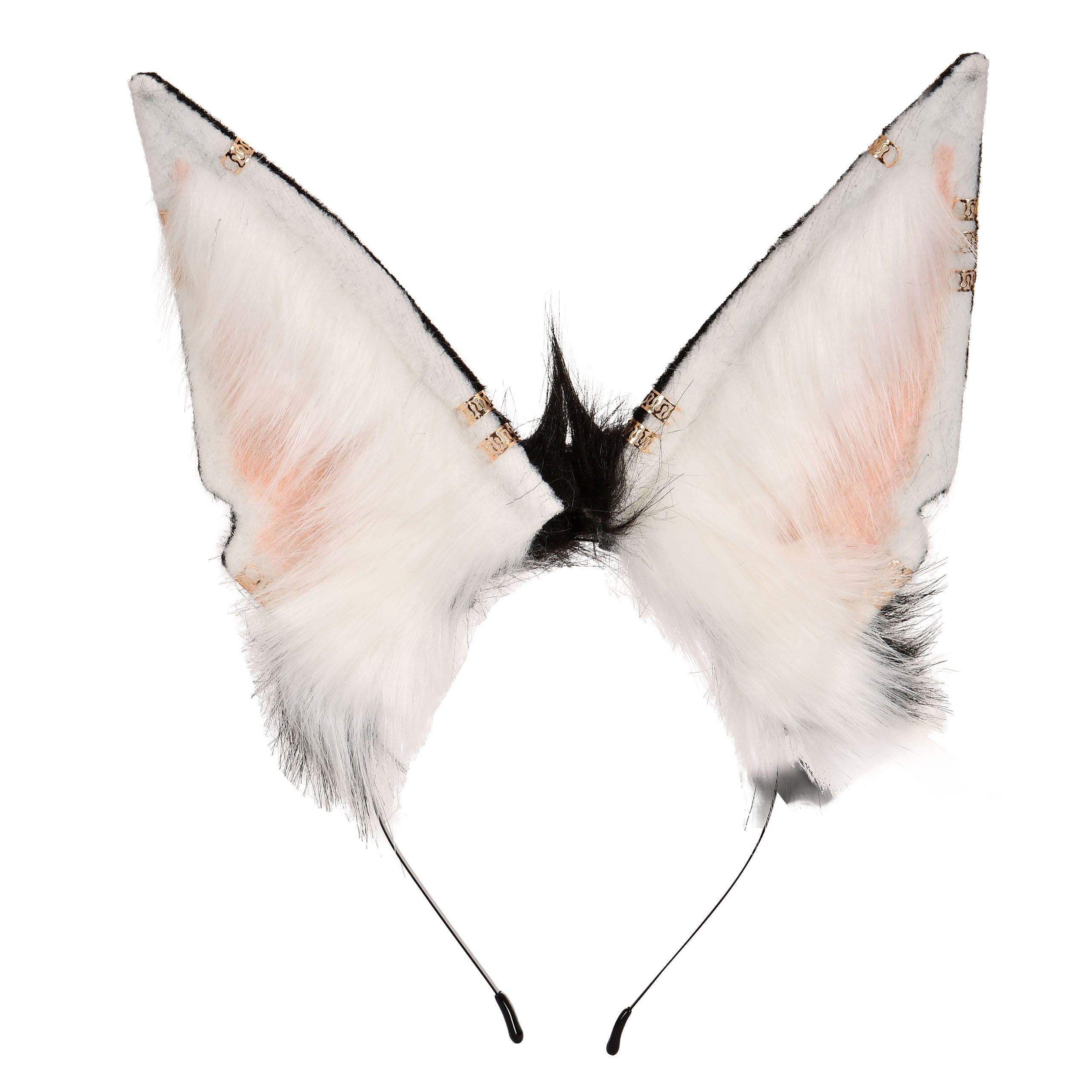 Imagen del producto Orejas de Kitsune blanco y negro