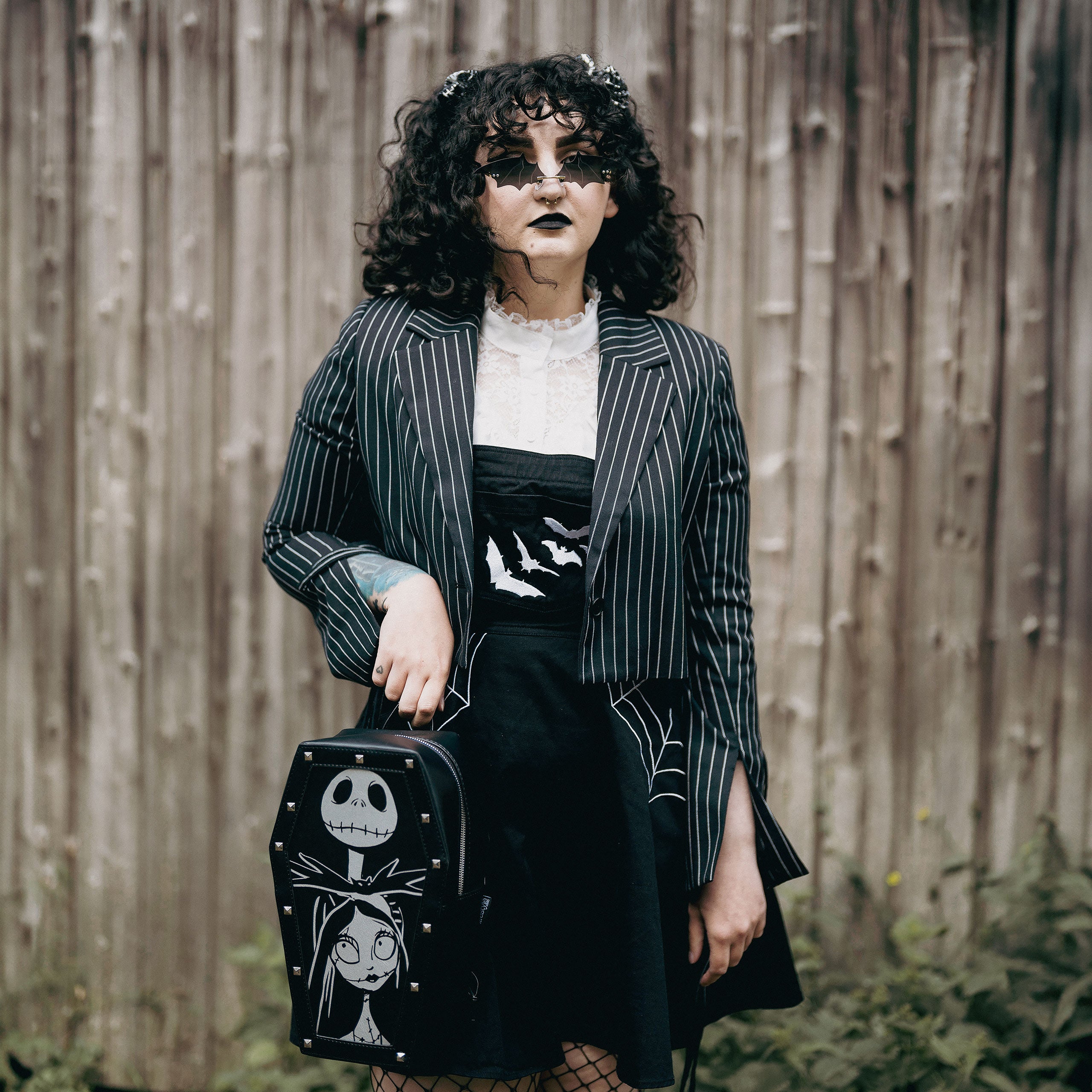 Imagen del producto Pesadilla antes de Navidad - Mochila negra de Jack & Sally