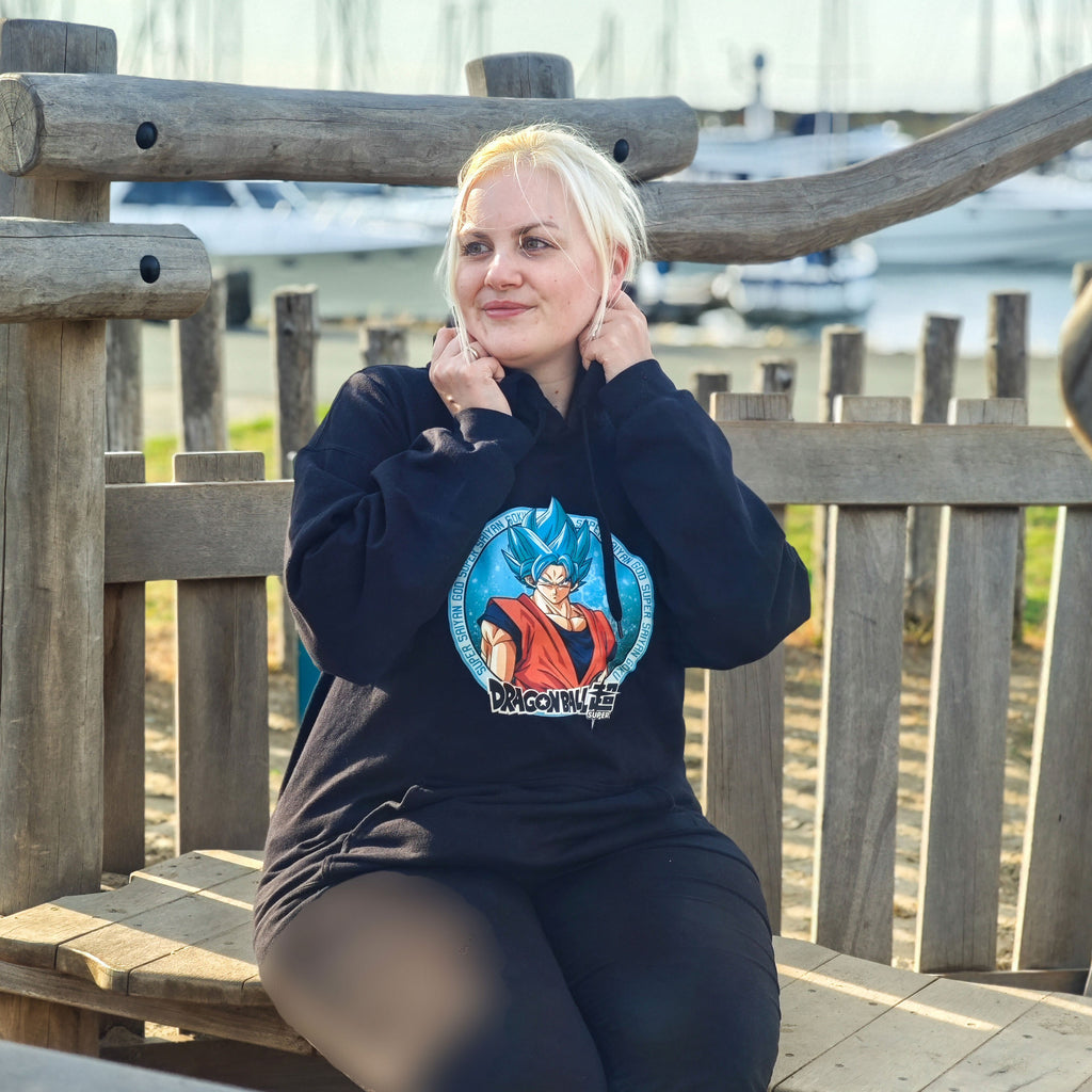 Imagen del producto Dragon Ball Super - Sudadera con capucha de Goku Super Saiyan Blue negra