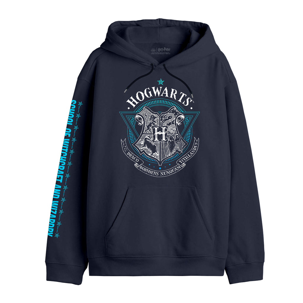 Imagen del producto Harry Potter - Sudadera con capucha Hogwarts School of Witchcraft azul
