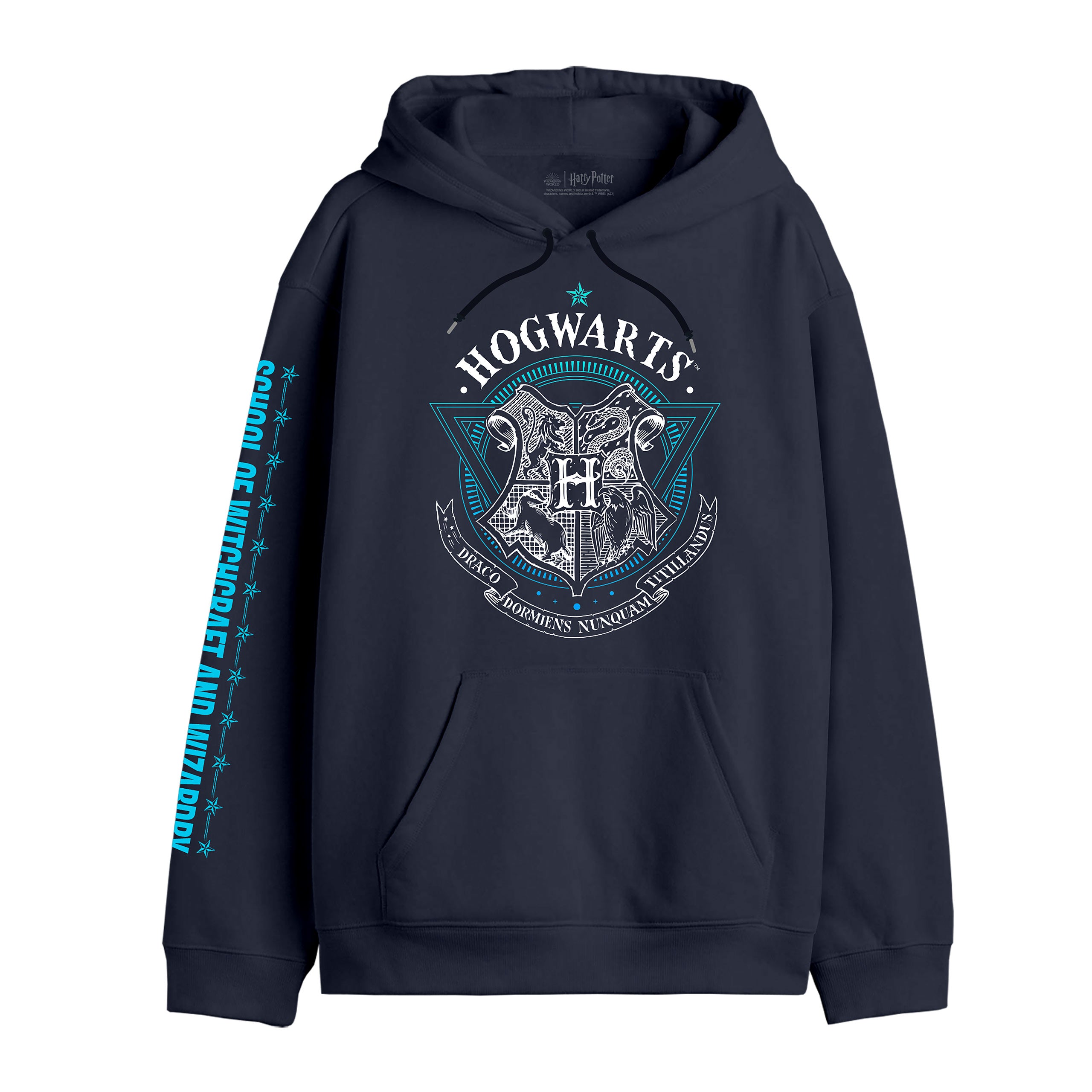 Imagen del producto Harry Potter - Sudadera con capucha Hogwarts School of Witchcraft azul