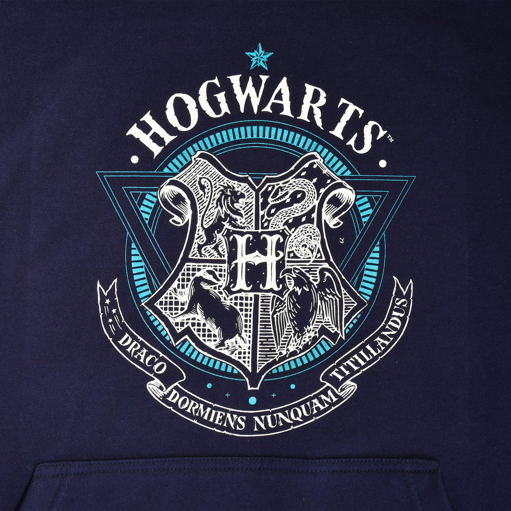 Imagen del producto Harry Potter - Sudadera con capucha Hogwarts School of Witchcraft azul