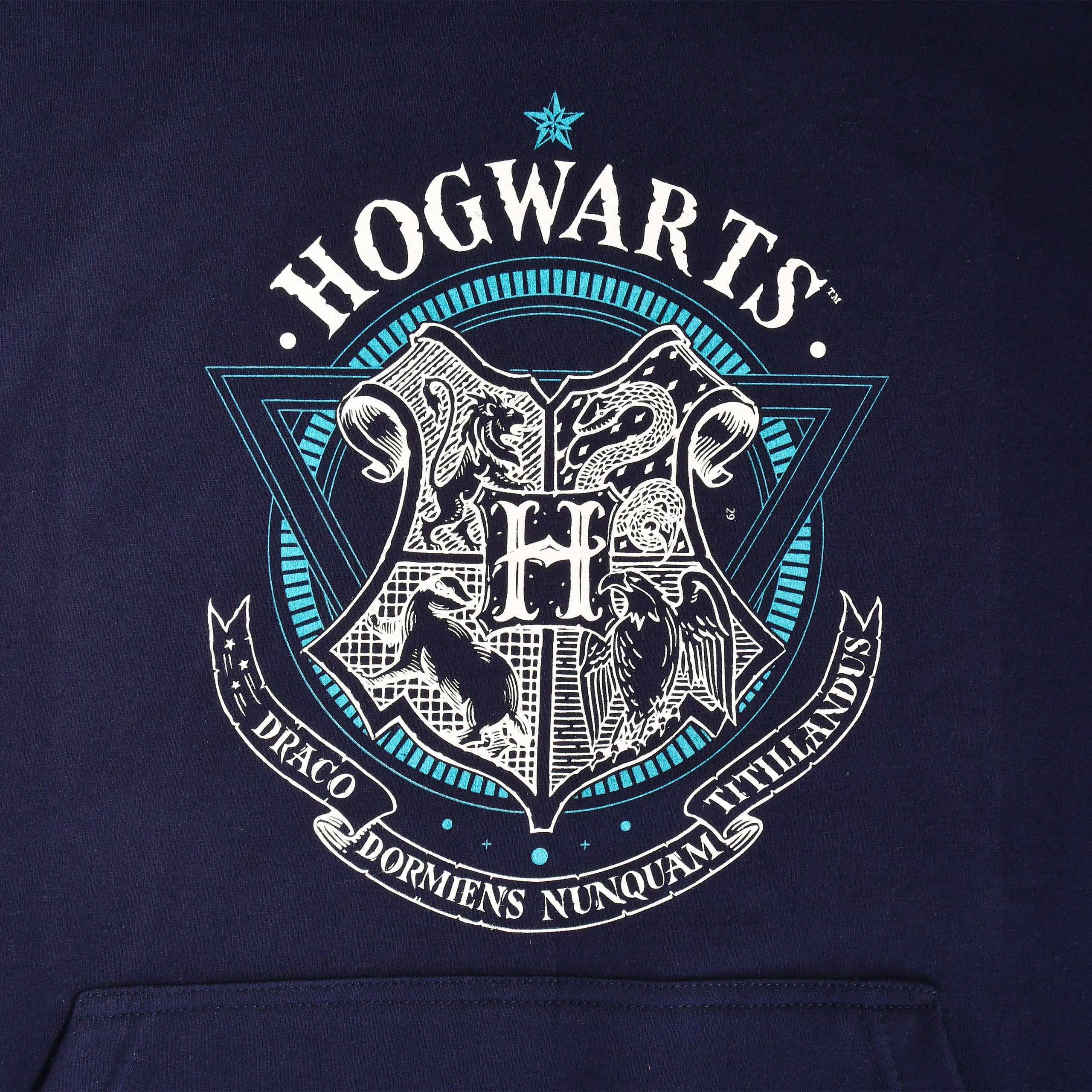 Imagen del producto Harry Potter - Sudadera con capucha Hogwarts School of Witchcraft azul