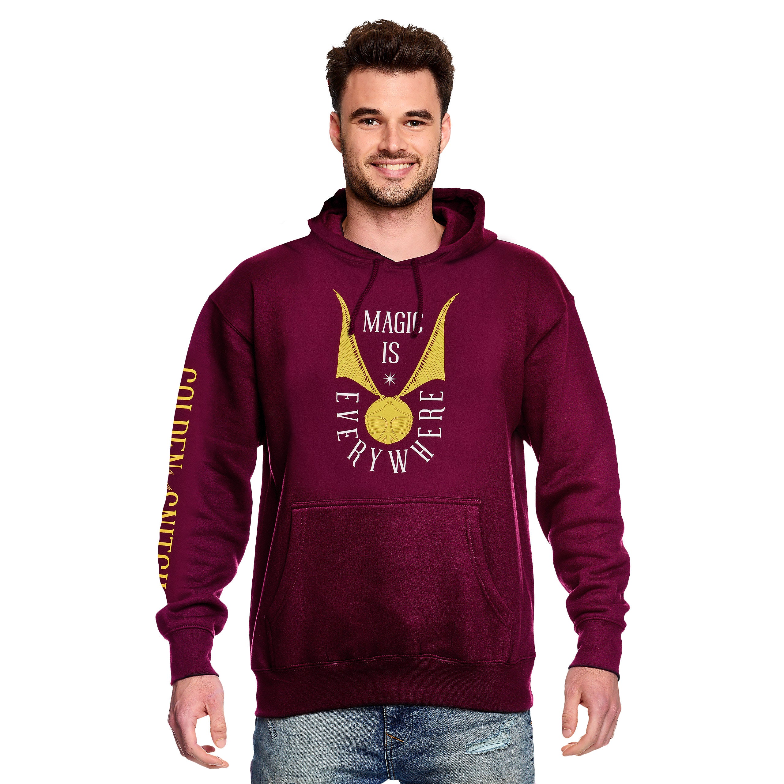 Imagen del producto Harry Potter - Sudadera con capucha Snitch Dorada roja