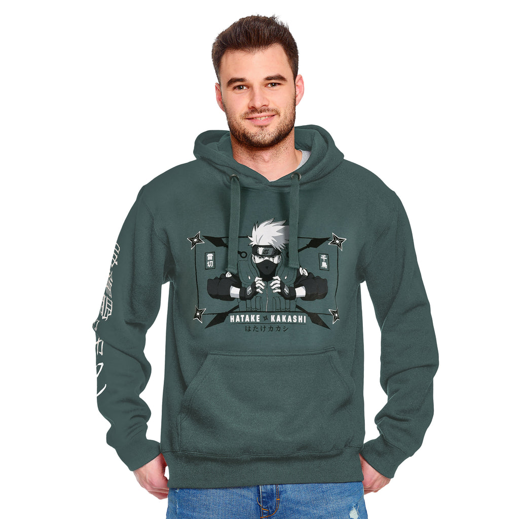 Imagen del producto Naruto Shippuden - Sudadera con capucha Hatake Kakashi verde