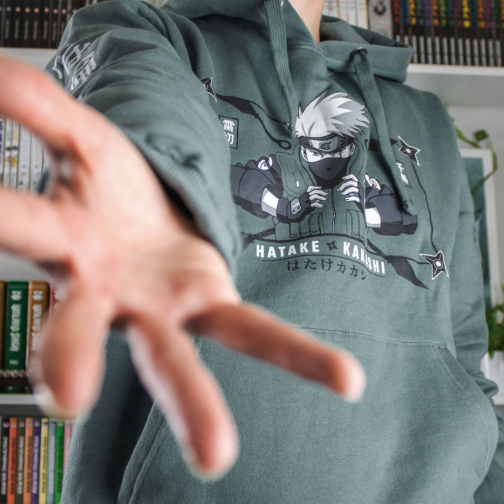 Imagen del producto Naruto Shippuden - Sudadera con capucha Hatake Kakashi verde