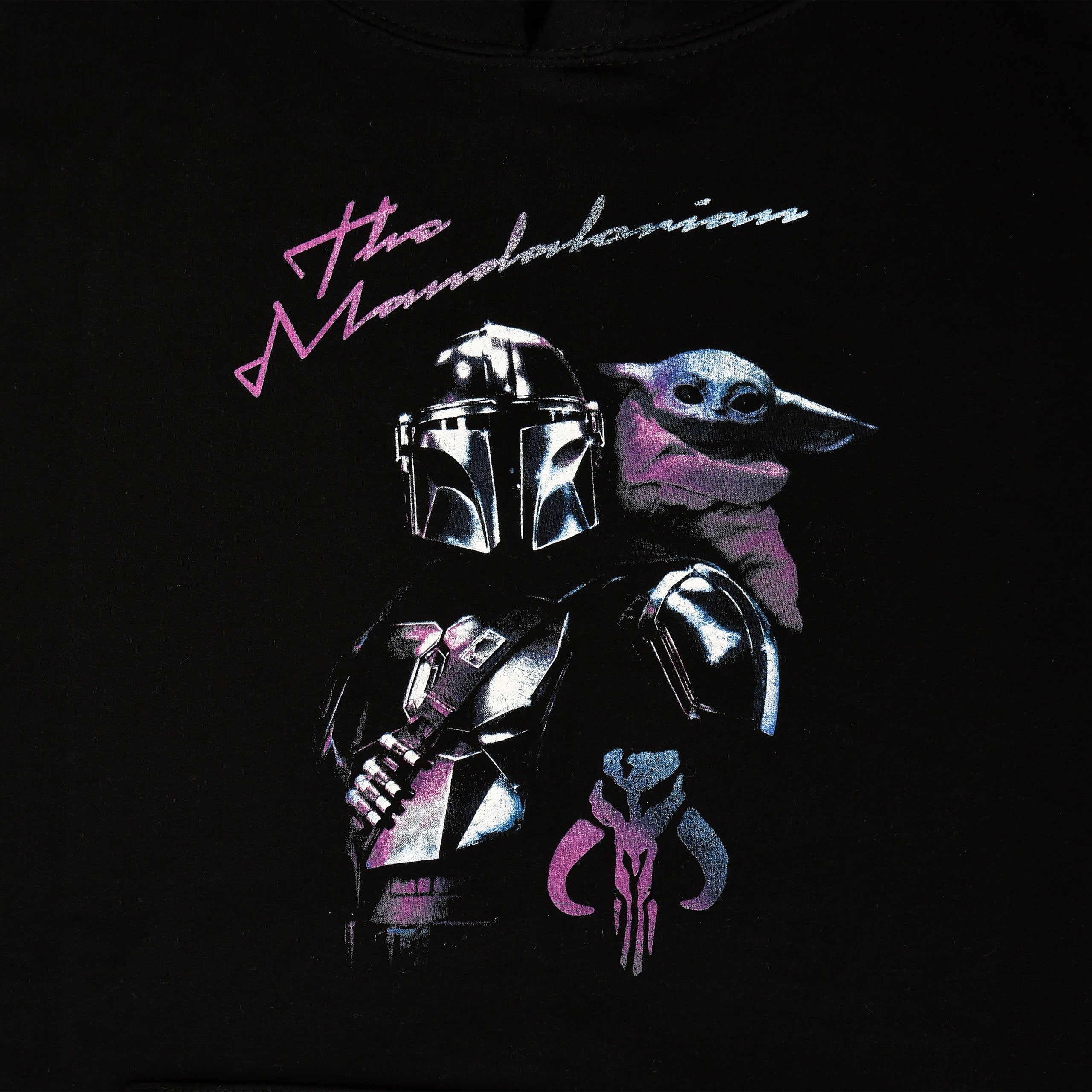 Imagen del producto Mando y Grogu Hoodie negro - Star Wars The Mandalorian