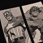 Imagen del producto Marvel Comics - Super Heroes Since 1939 Camiseta Oversize Negra