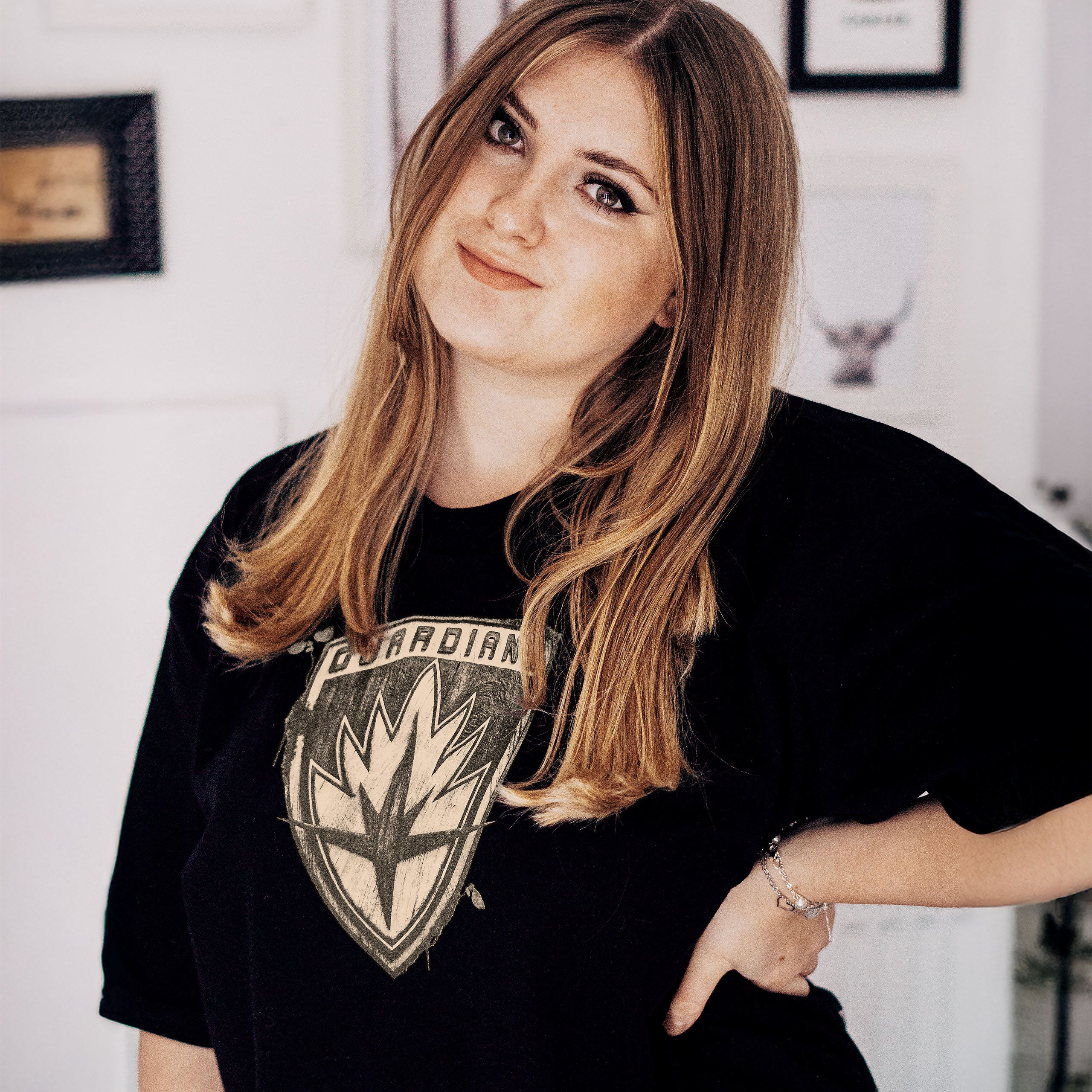 Imagen del producto Guardianes de la Galaxia - Camiseta Oversize de Groot negra