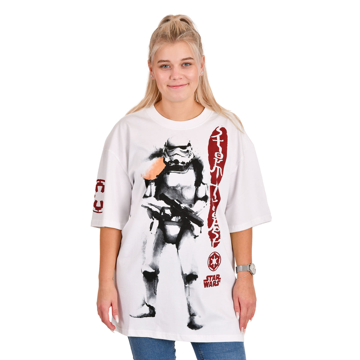Imagen del producto Star Wars - Camiseta Oversize de Stormtrooper blanca