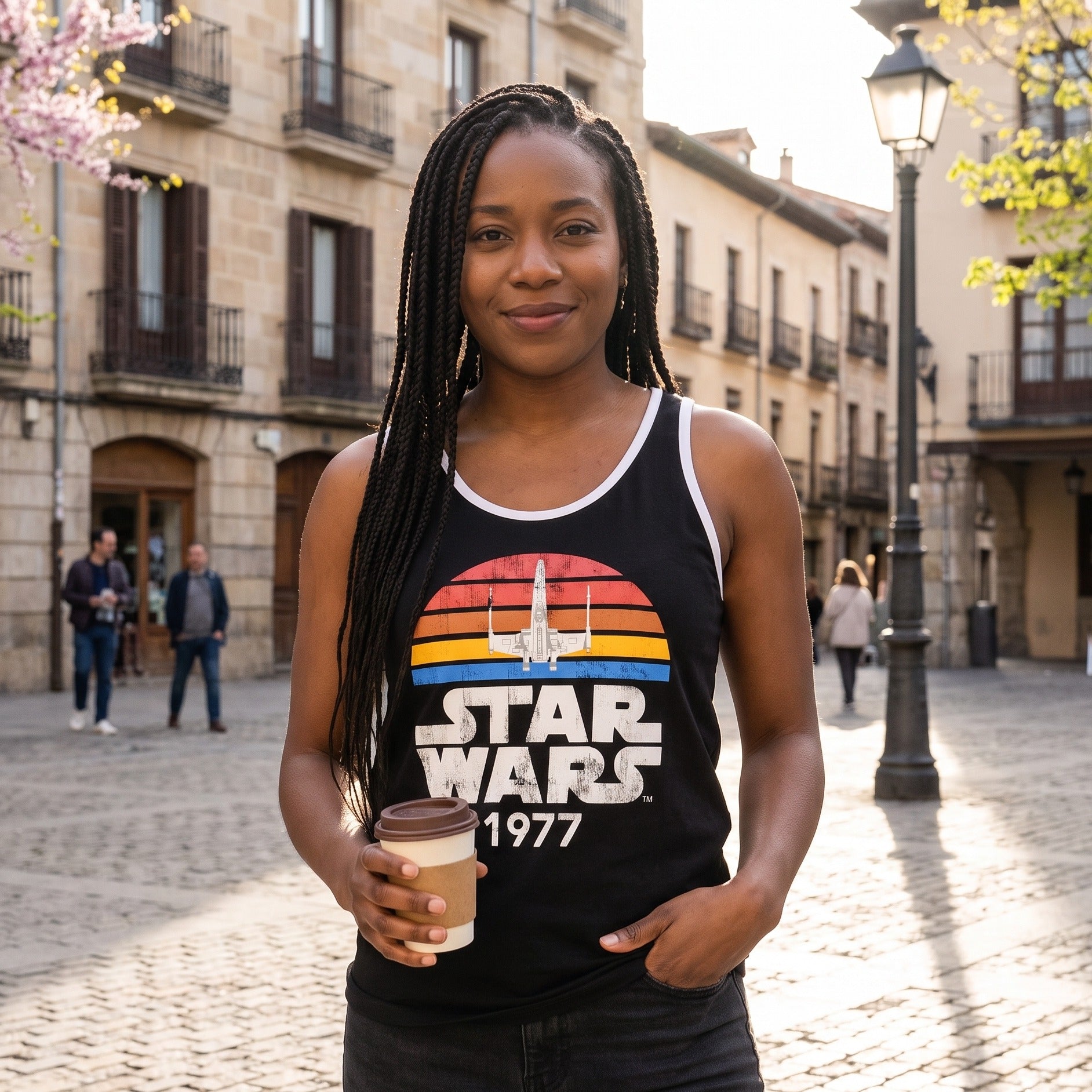 Imagen del producto Star Wars de 1977 Tanktop desgastado negro