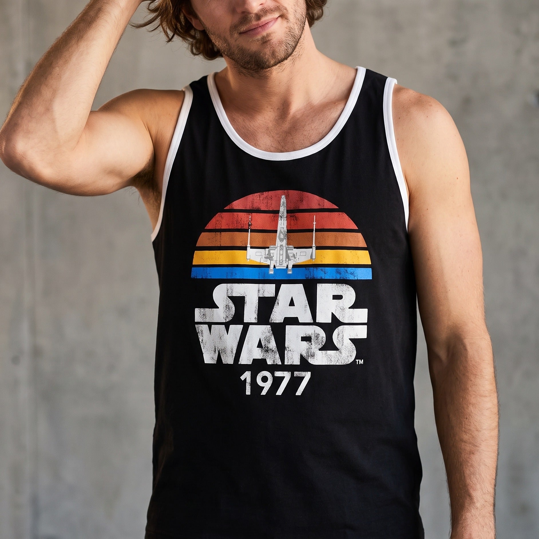 Imagen del producto Star Wars de 1977 Tanktop desgastado negro