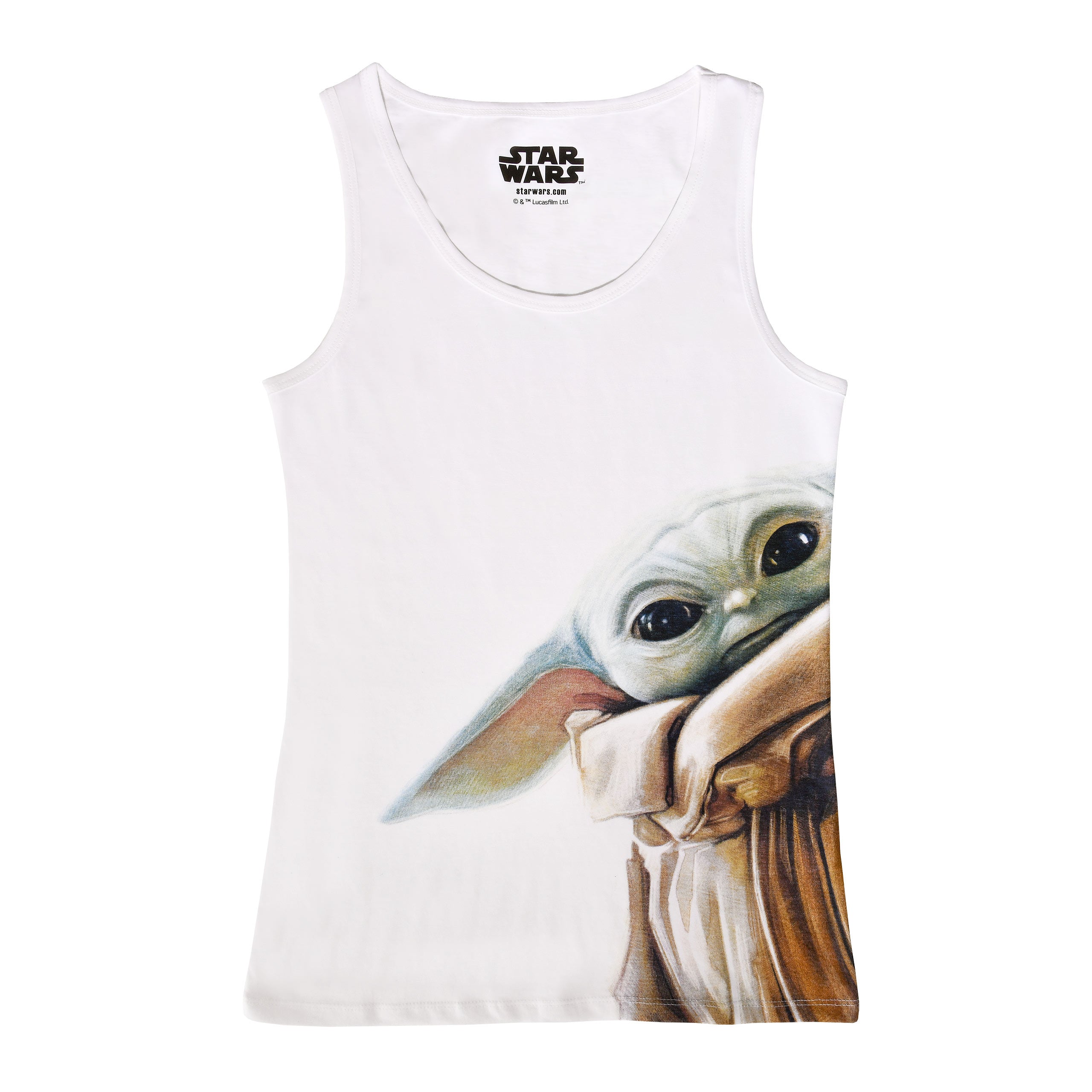 Imagen del producto Top de tirantes blanco Grogu - Star Wars The Mandalorian