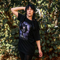 Imagen del producto Wednesday - Camiseta Oversize con Póster Teaser en negro