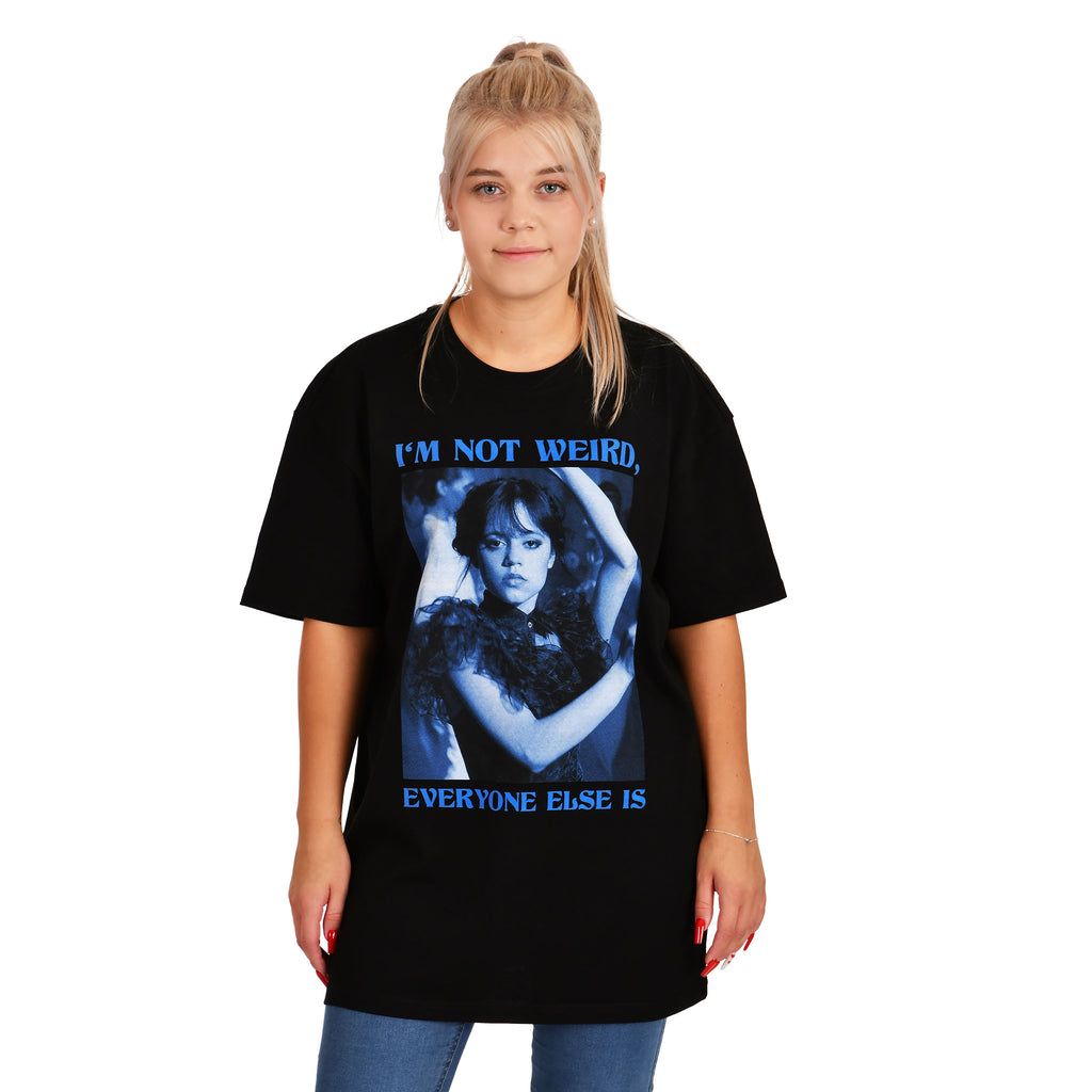 Imagen del producto Wednesday - Camiseta Oversize de baile negra