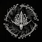 Imagen del producto Señor de los Anillos - Camiseta de hoja de elfo negra