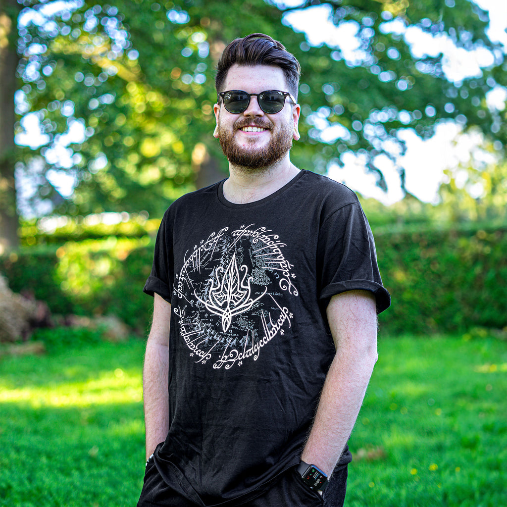 Imagen del producto Señor de los Anillos - Camiseta de hoja de elfo negra