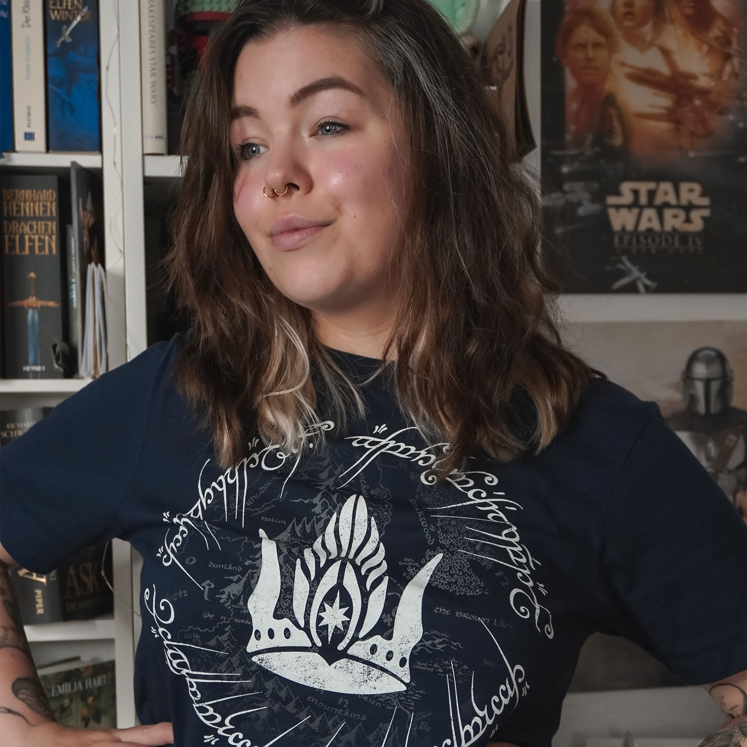 Imagen del producto Señor de los Anillos - Camiseta azul de la Corona de Gondor