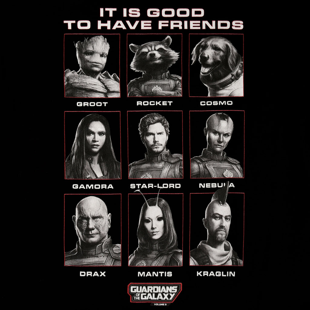 Imagen del producto Guardianes de la Galaxia - Camiseta Good Friends negra