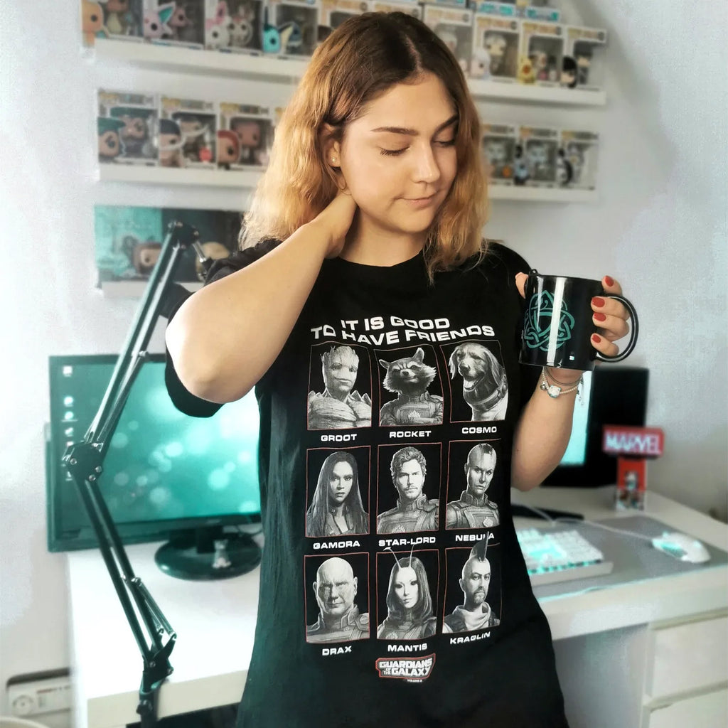 Imagen del producto Guardianes de la Galaxia - Camiseta Good Friends negra