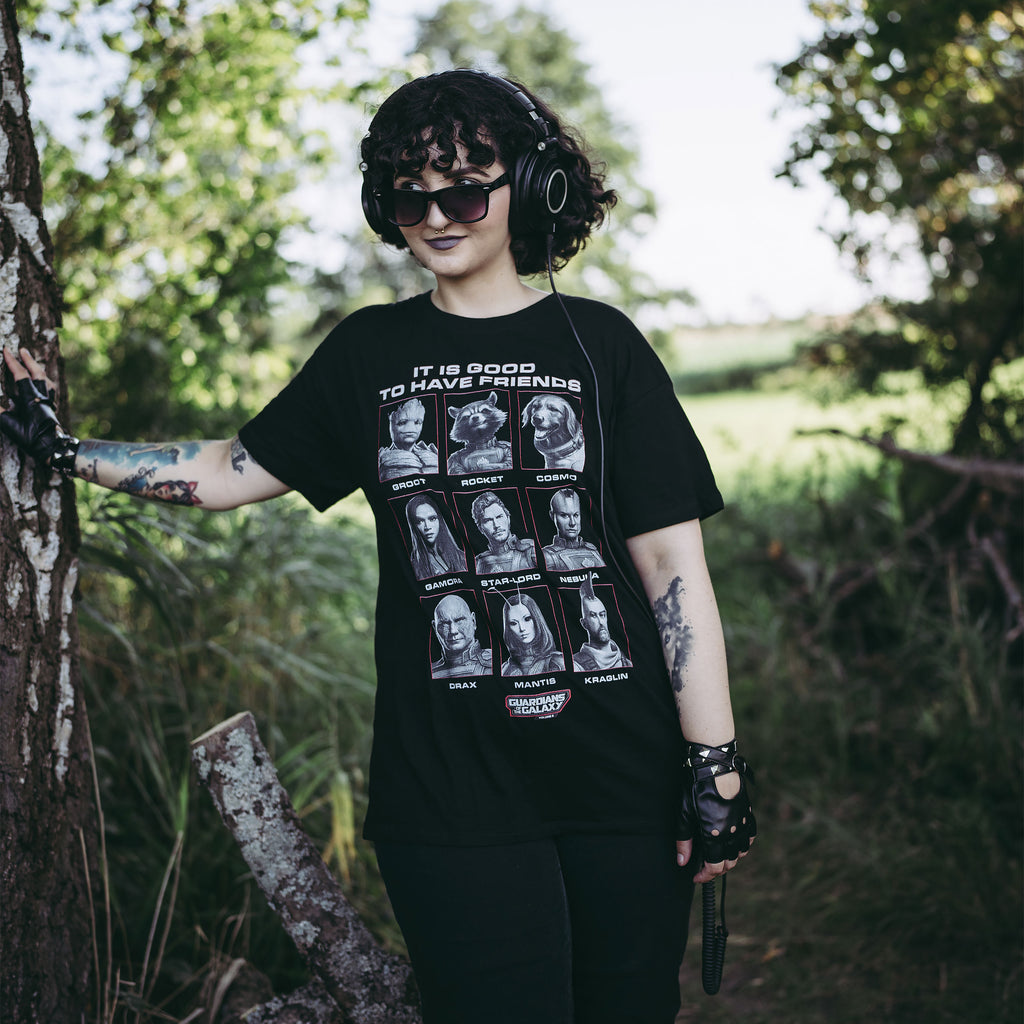 Imagen del producto Guardianes de la Galaxia - Camiseta Good Friends negra
