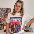 Imagen del producto Guardianes de la Galaxia - Camiseta de la tripulación blanca