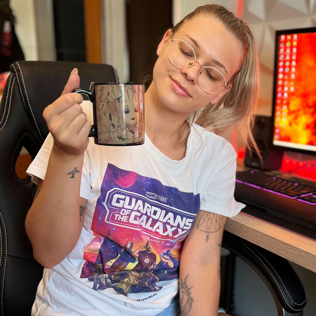 Imagen del producto Guardianes de la Galaxia - Camiseta de la tripulación blanca