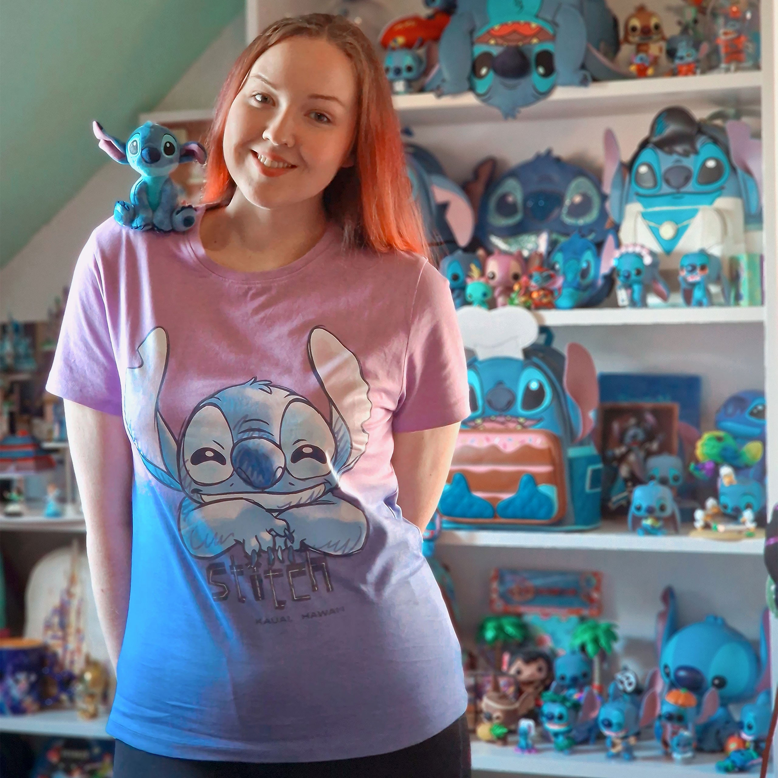 Imagen del producto Lilo & Stitch - Camiseta Boyfriend Kauai Hawaii para Mujeres