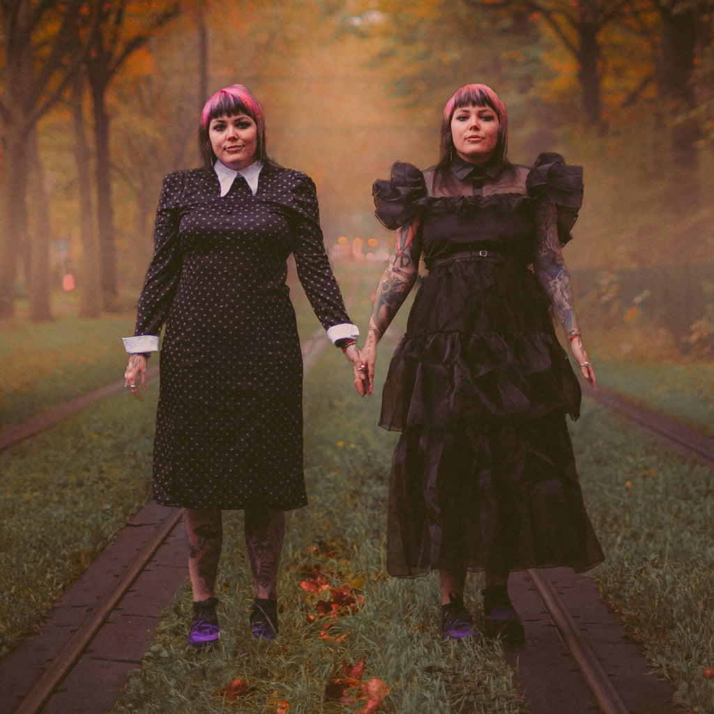 Imagen del producto Vestido de disfraz de Wednesday Addams para mujer en negro