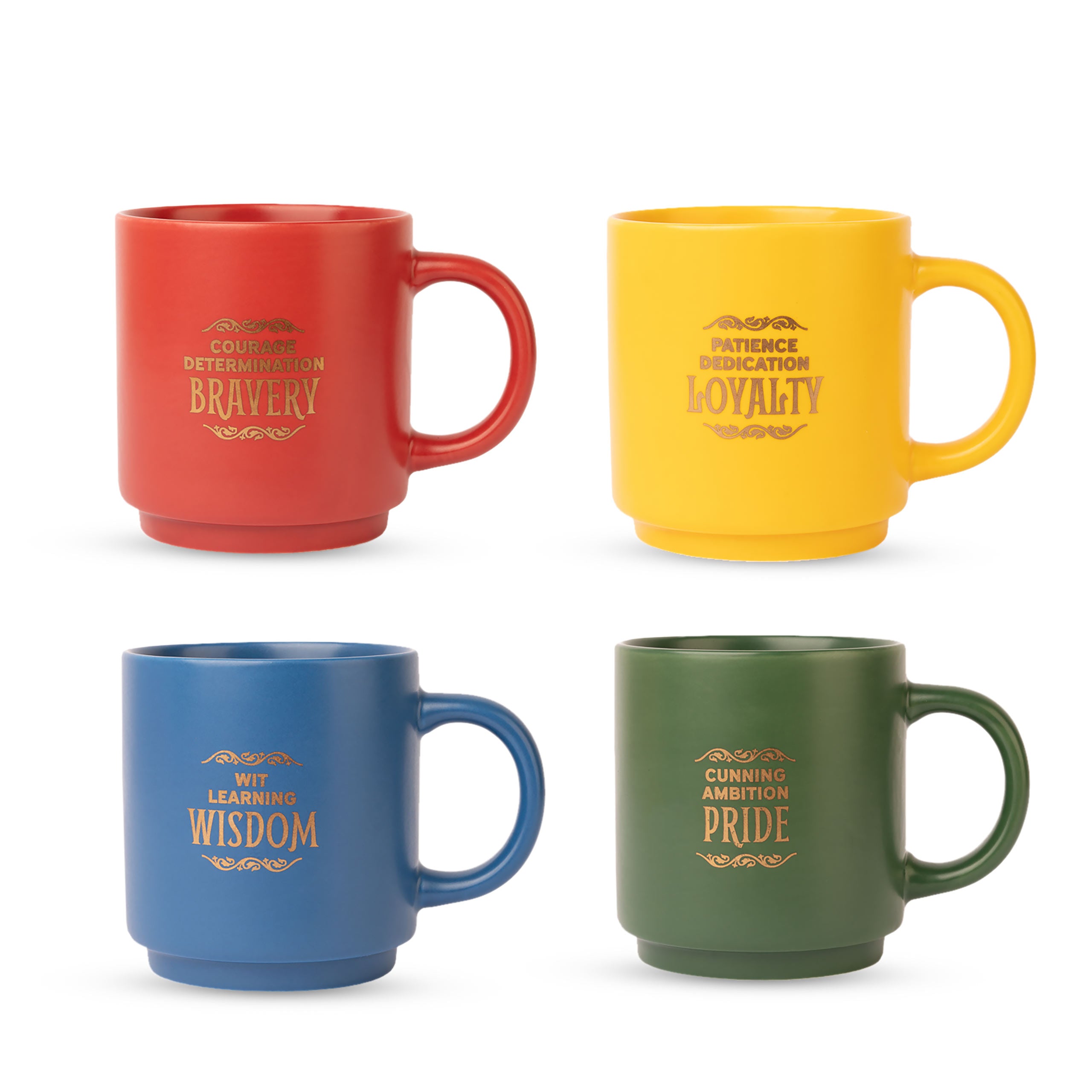 Imagen del producto Harry Potter - Set de Tazas con Escudos de las Casas (4 piezas)