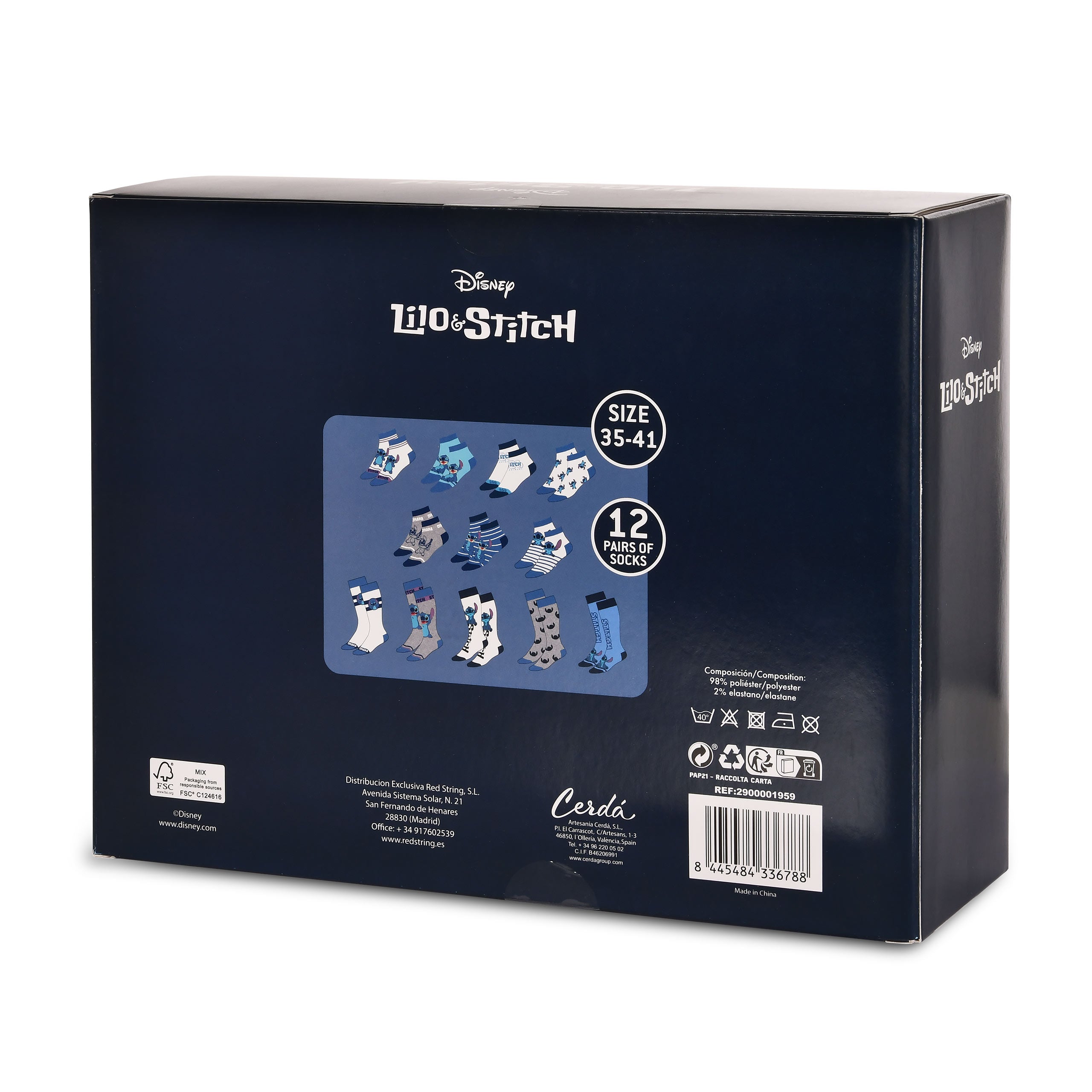 Imagen del producto Lilo & Stitch - Calendario de Adviento de Calcetines Stitch