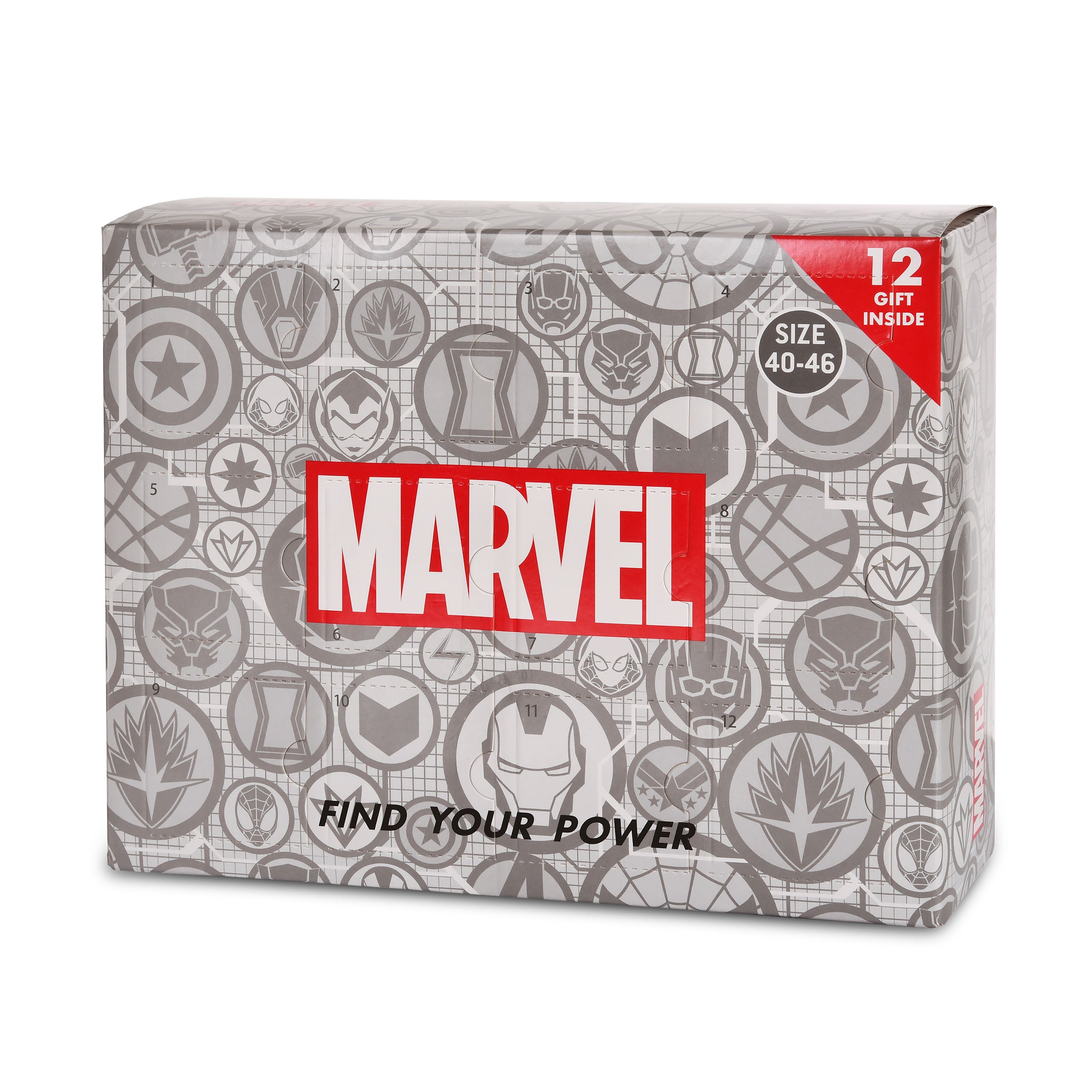 Imagen del producto Marvel - Calendario de Adviento de calcetines de héroes