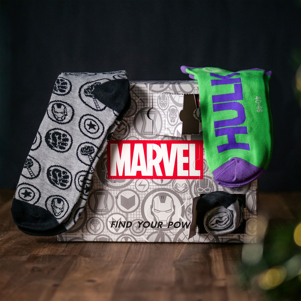 Imagen del producto Marvel - Calendario de Adviento de calcetines de héroes