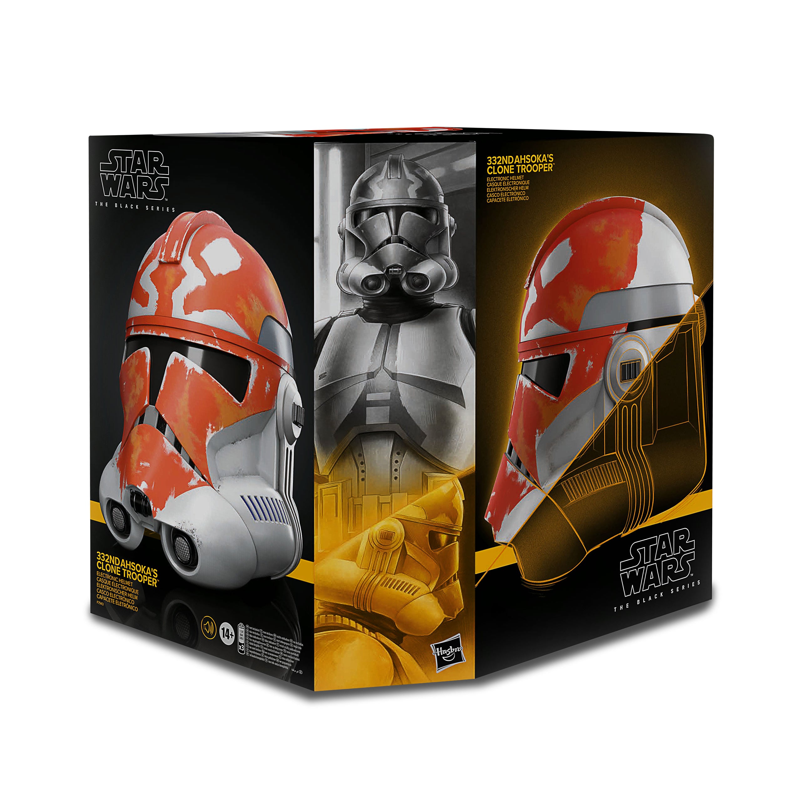 Imagen del producto Réplica del casco premium del Clon Trooper 332nd de Ahsoka Tano con distorsionador de voz - Star Wars