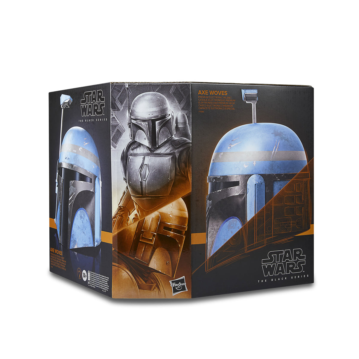 Imagen del producto Casco Premium de la Serie Negra Axe Woves - Star Wars The Mandalorian