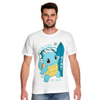 Imagen del producto Pokemon - Camiseta Surfer Squirtle blanca