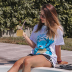 Imagen del producto Pokemon - Camiseta Surfer Squirtle blanca