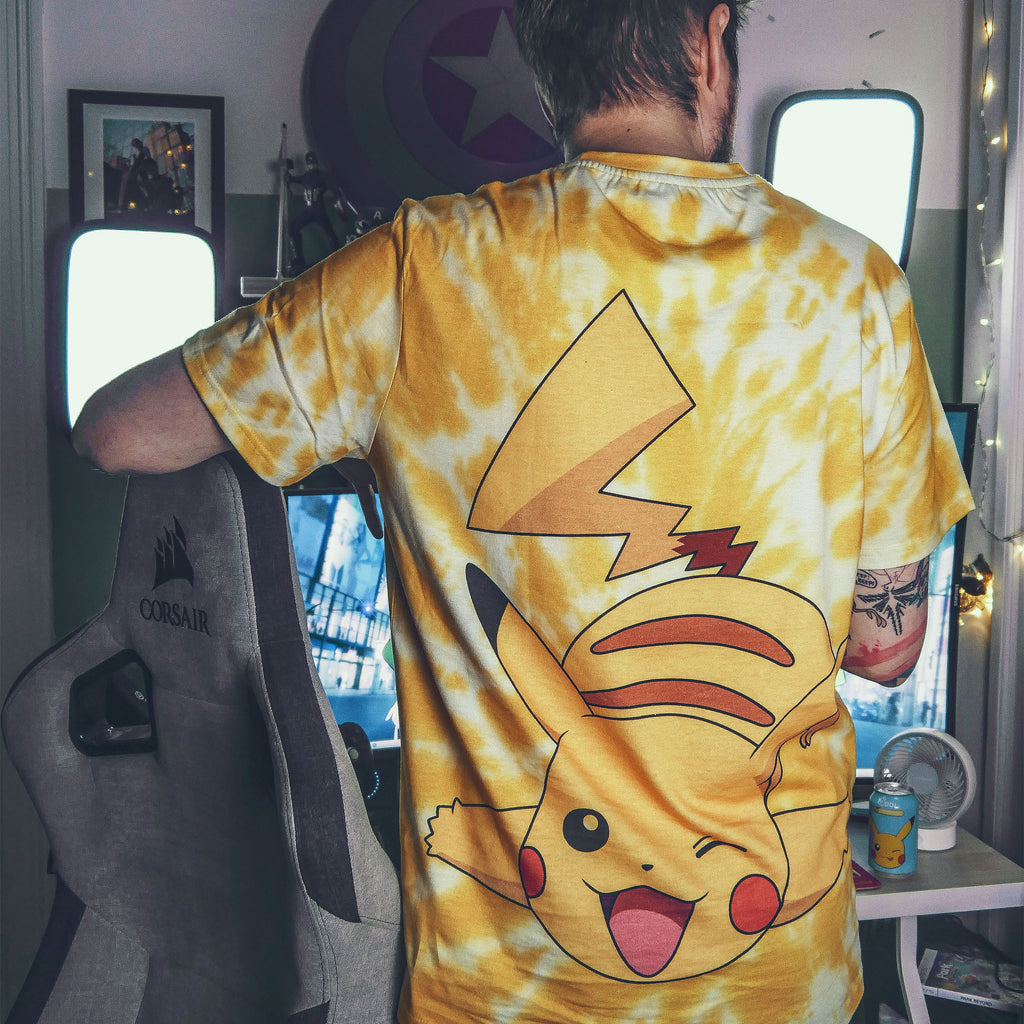 Imagen del producto Pokemon - Camiseta amarilla de Ash y Pikachu