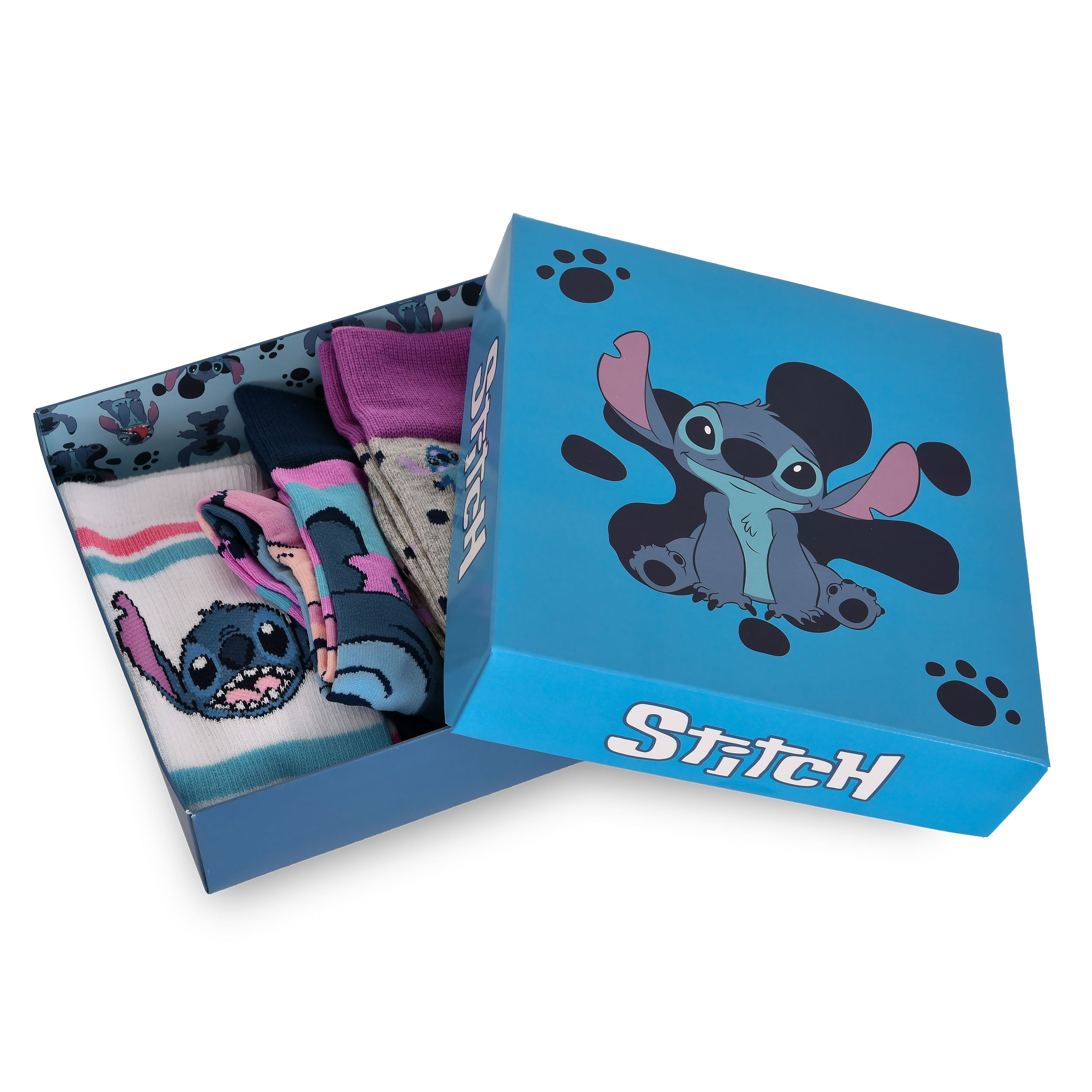 Imagen del producto Lilo & Stitch - Set de 3 calcetines de Angel y Stitch