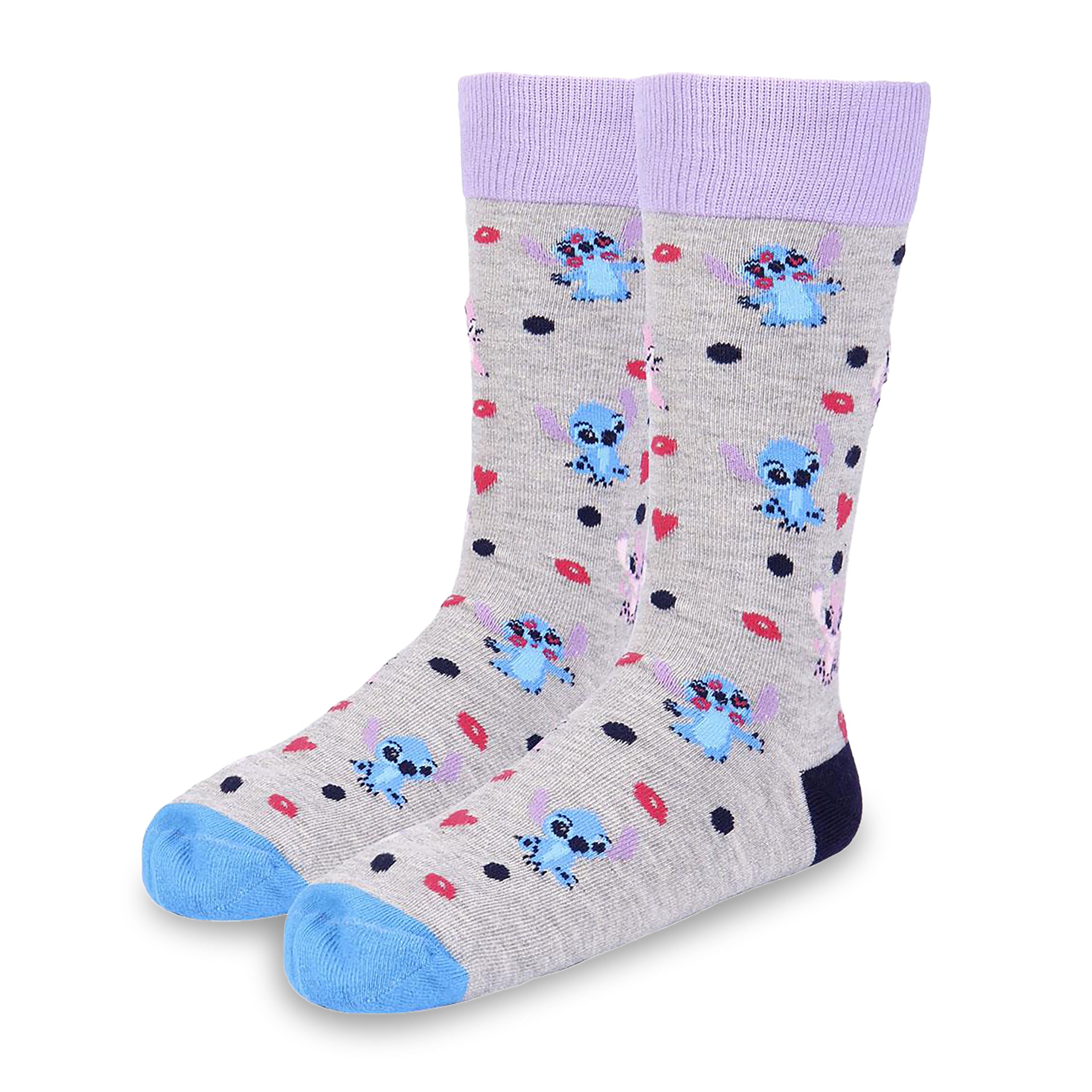 Imagen del producto Lilo & Stitch - Set de 3 calcetines de Angel y Stitch