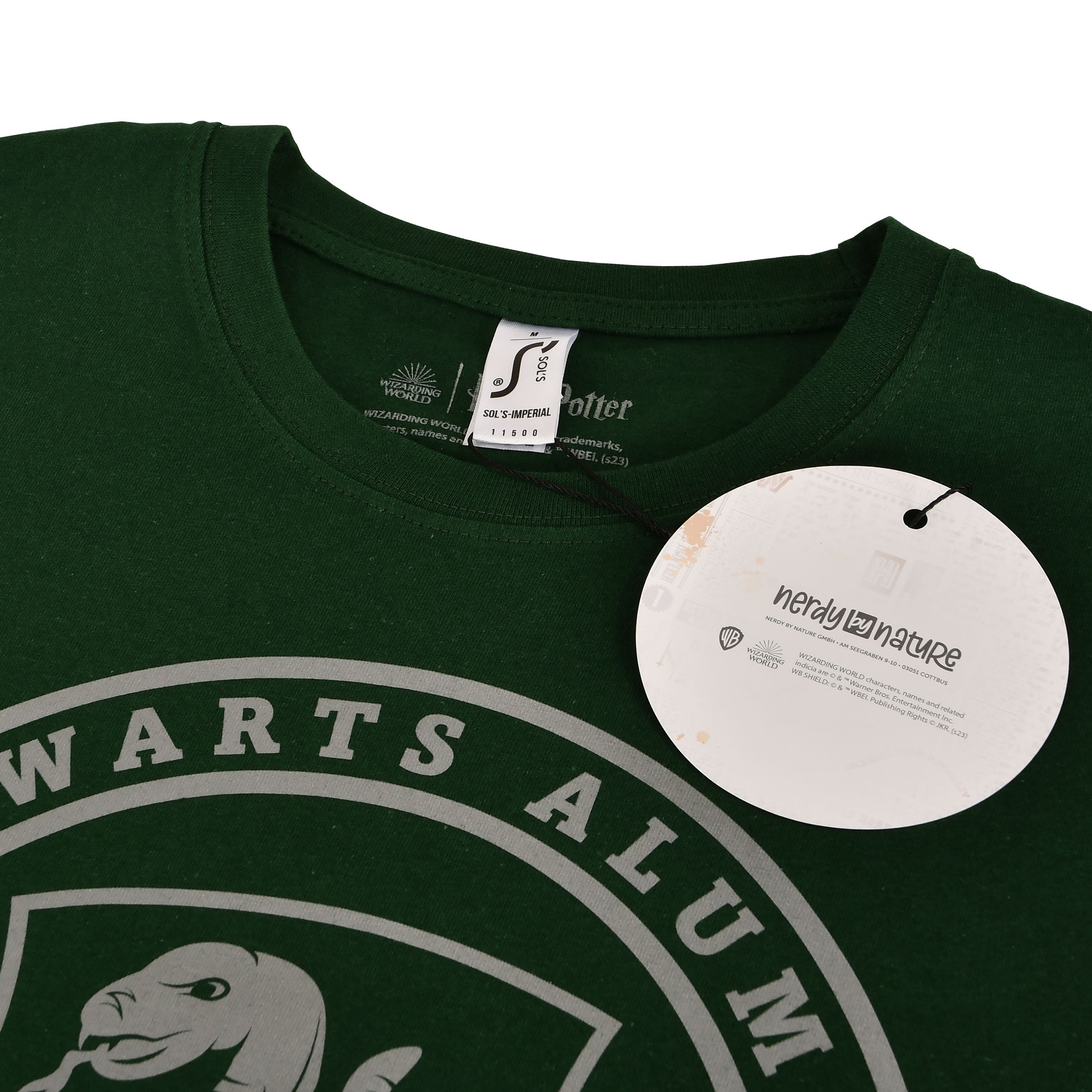 Imagen del producto Camiseta verde de Slytherin Hogwarts Alumni - Harry Potter