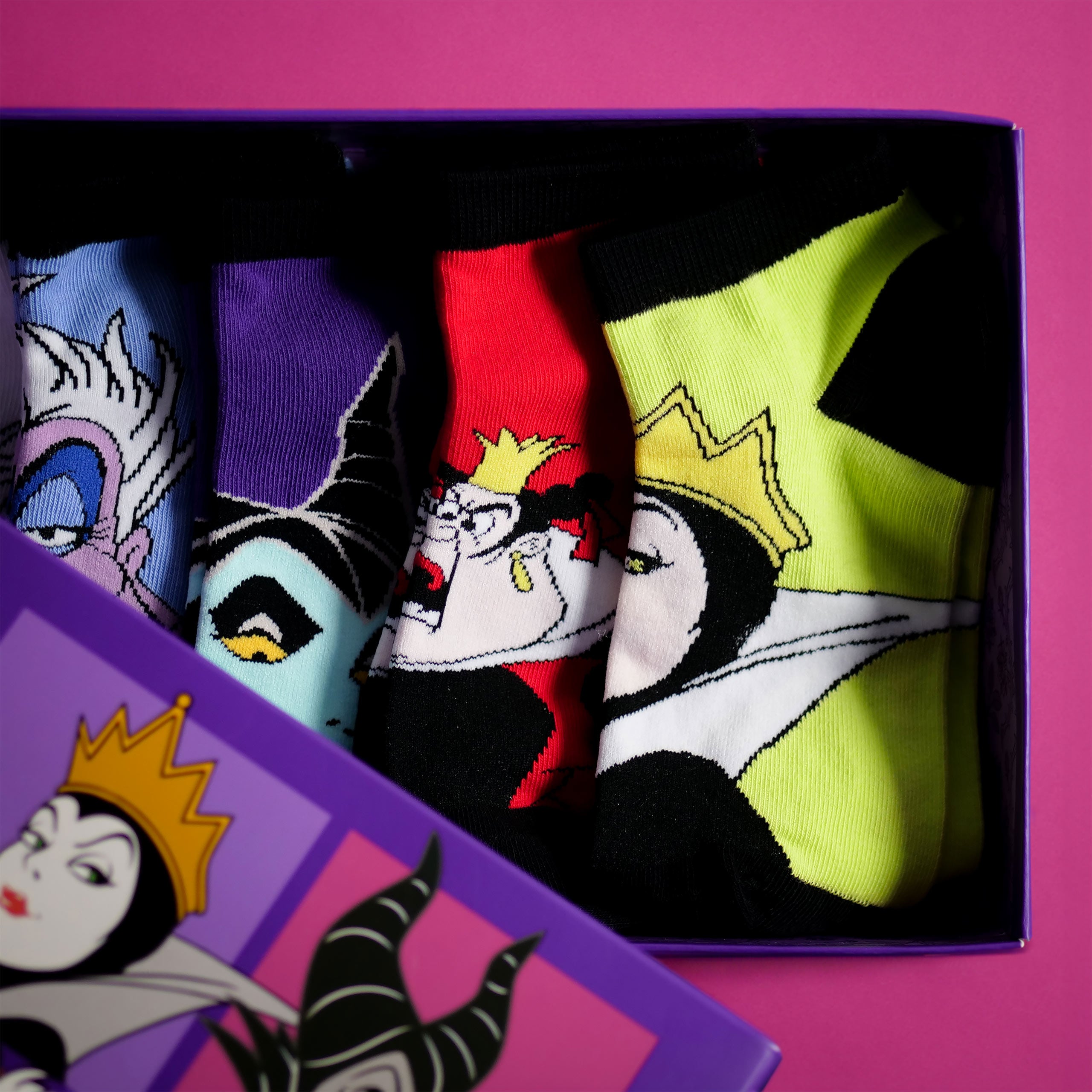Imagen del producto Disney - Villains Bad Girls Sneaker Calcetines Set de 5