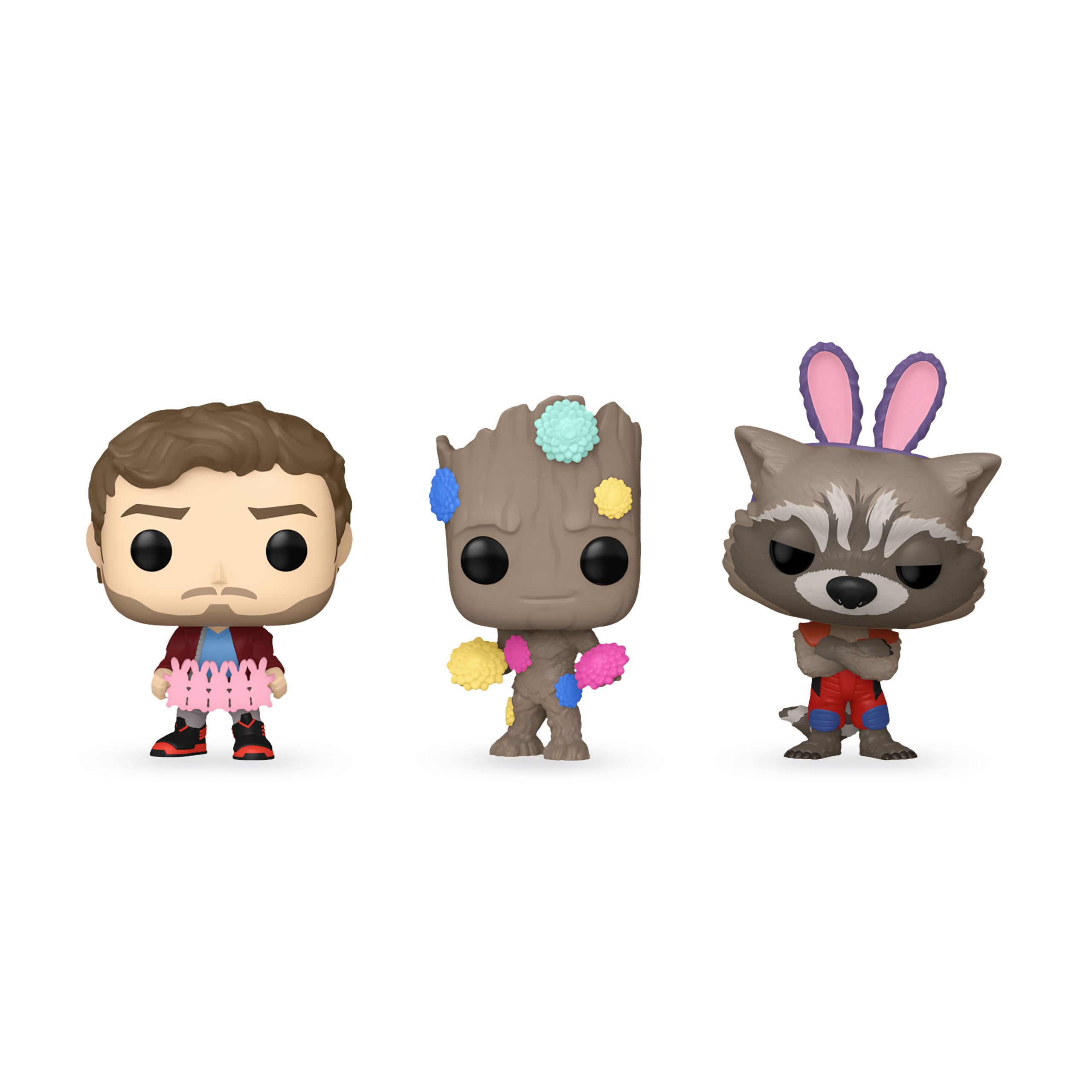 Imagen del producto Guardians of the Galaxy Funko Pocket Pop Set de 3 figuras Edición de Pascua